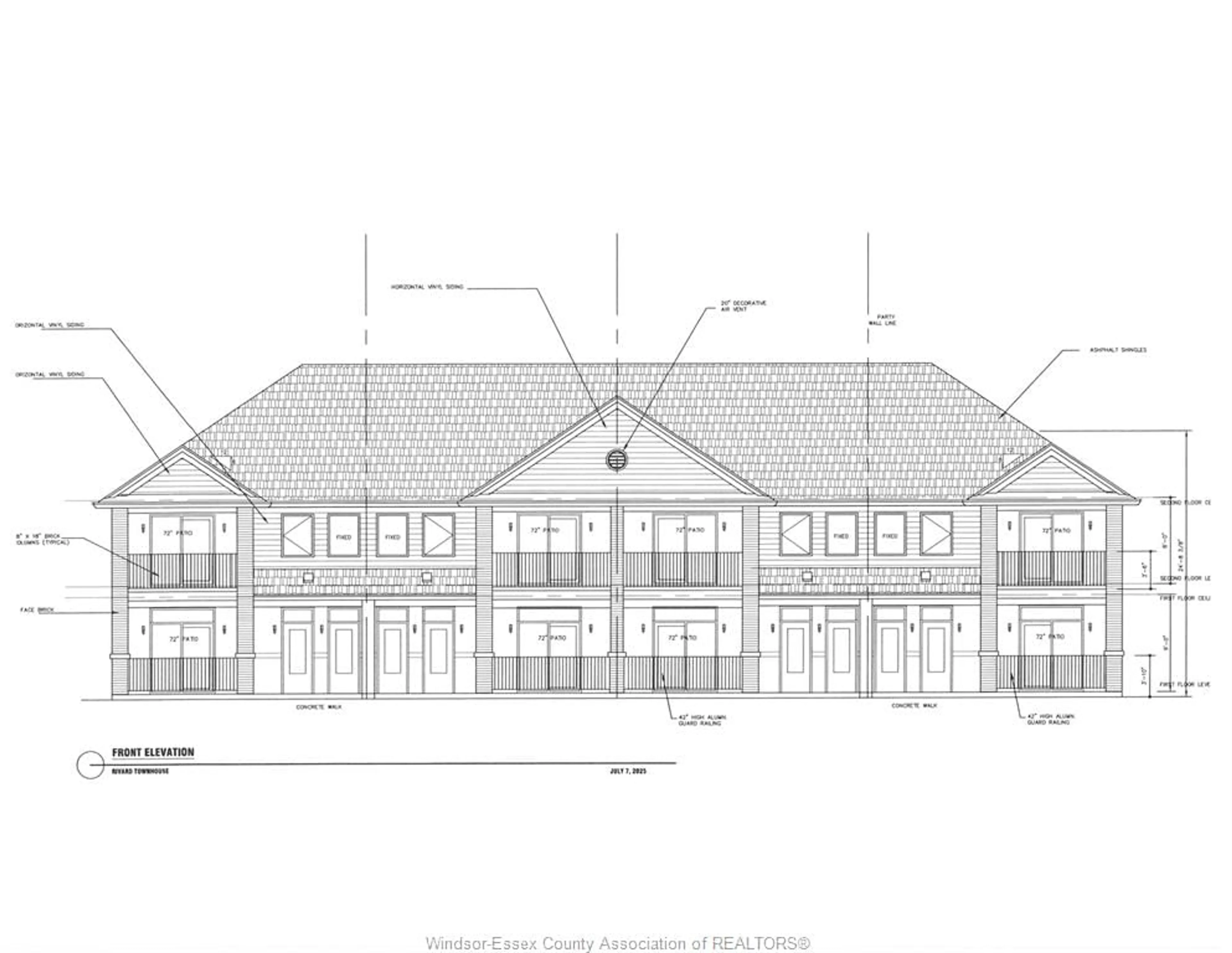 Floor plan for 3025 RIVARD Ave, Windsor Ontario N8T 2J1