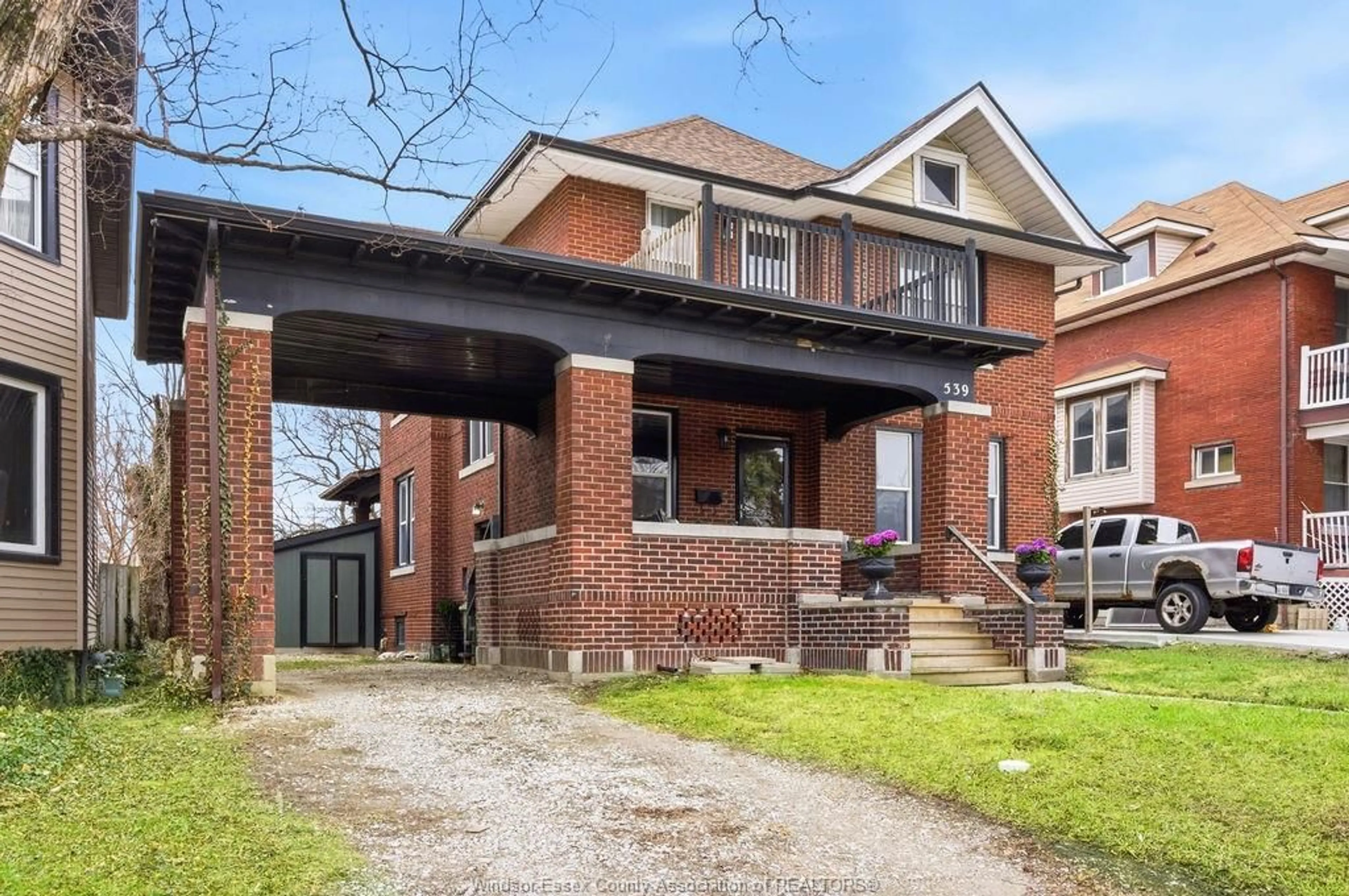 Home with brick exterior material, street for 539 HALL Ave, Windsor Ontario N9A 2L7