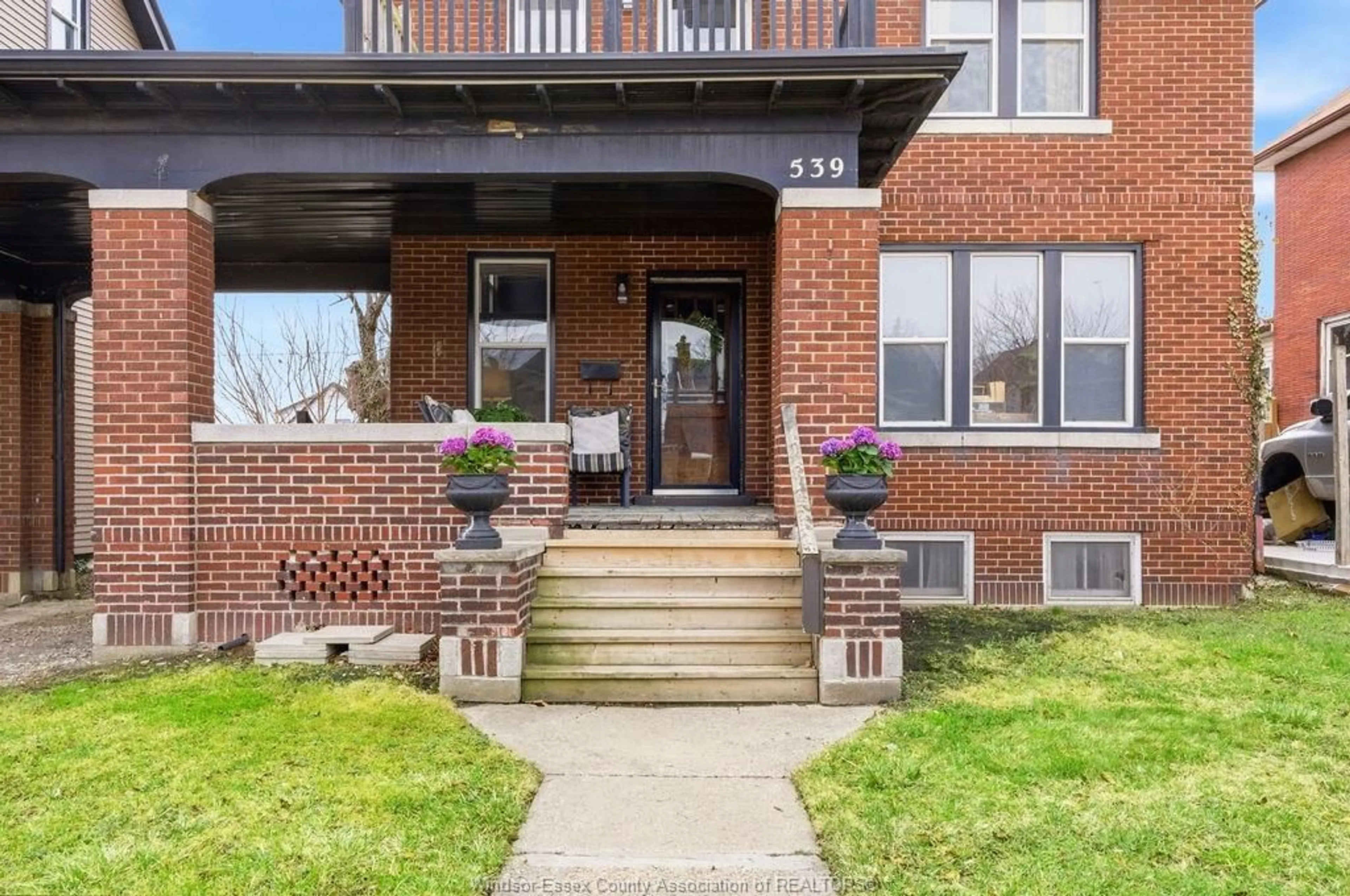 Home with brick exterior material, street for 539 HALL Ave, Windsor Ontario N9A 2L7