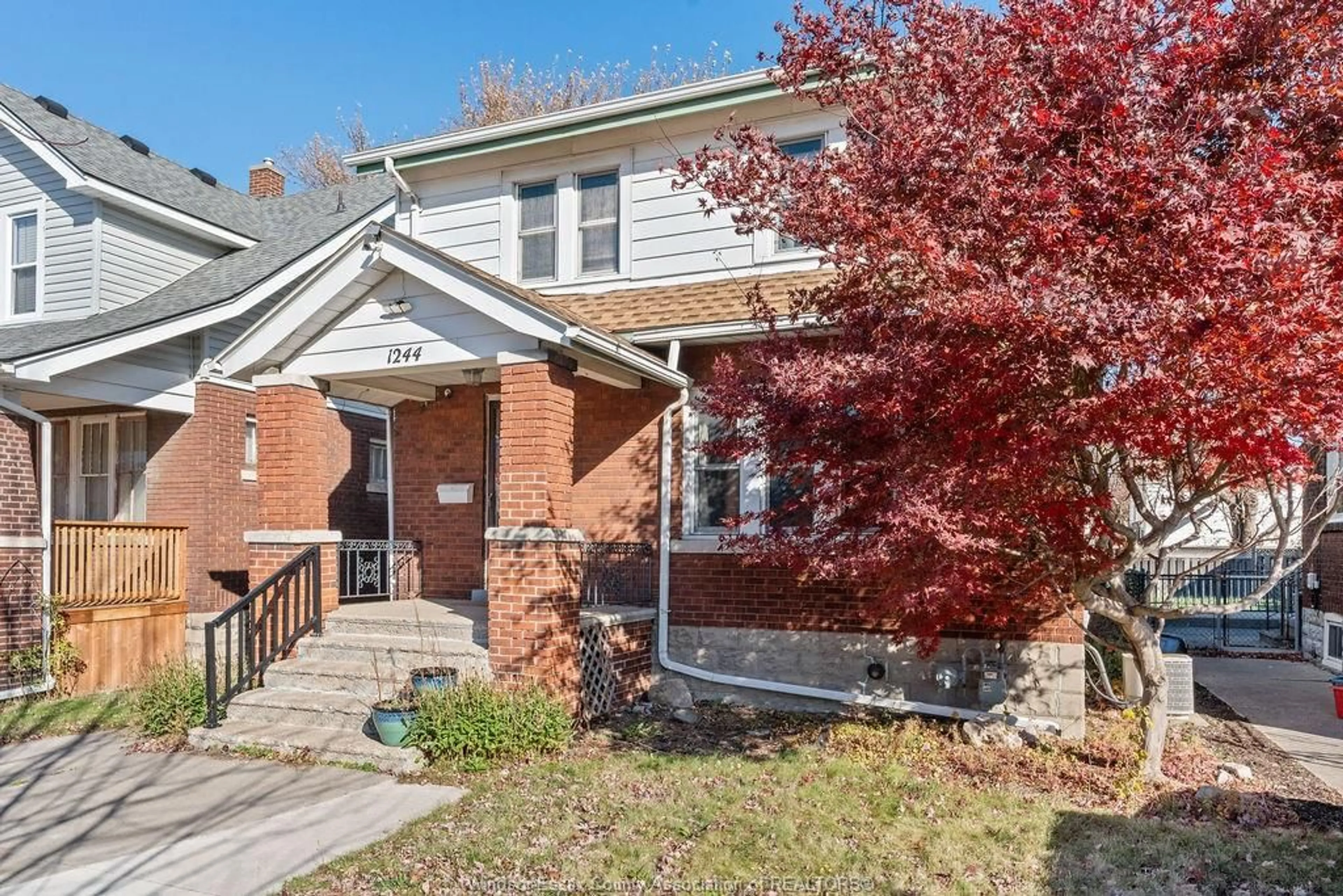 Home with brick exterior material, street for 1244 MARENTETTE, Windsor Ontario N8X 4C6