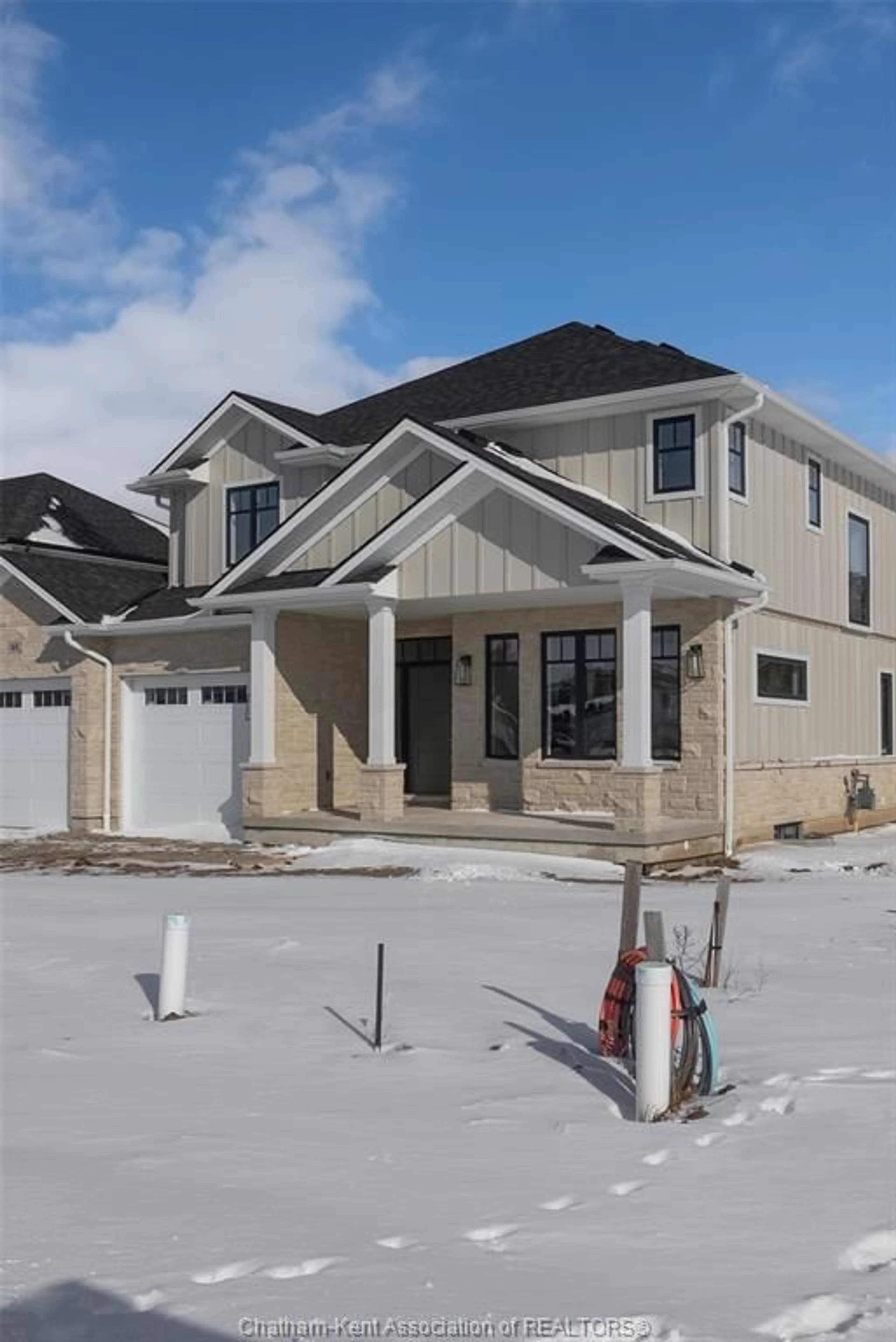 Home with brick exterior material, street for 95 Rosewood Cres, Chatham Ontario N7M 0V5