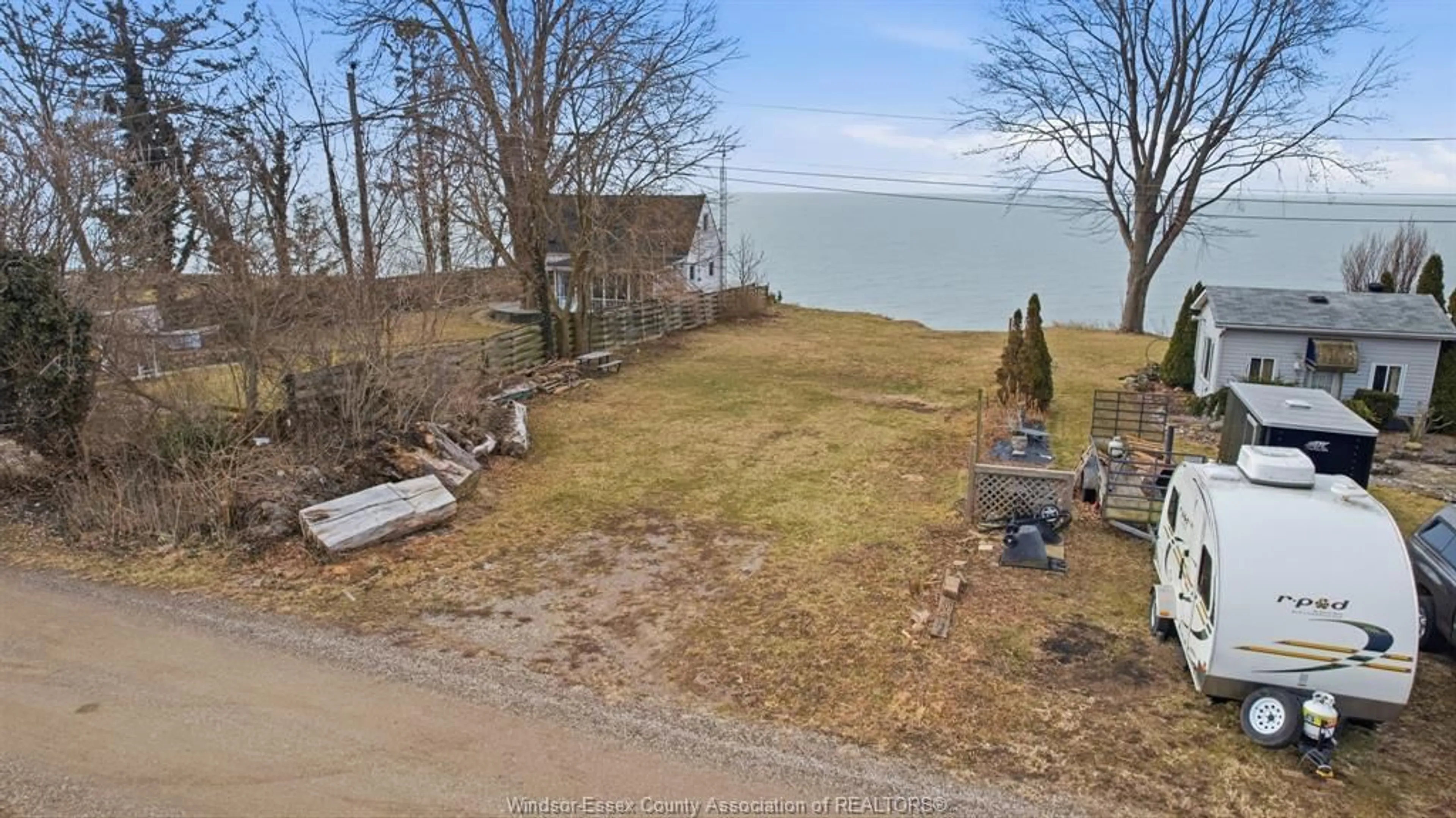 A pic from outside/outdoor area/front of a property/back of a property/a pic from drone, water/lake/river/ocean view for 143 HOWE, Essex Ontario N0R 1G0