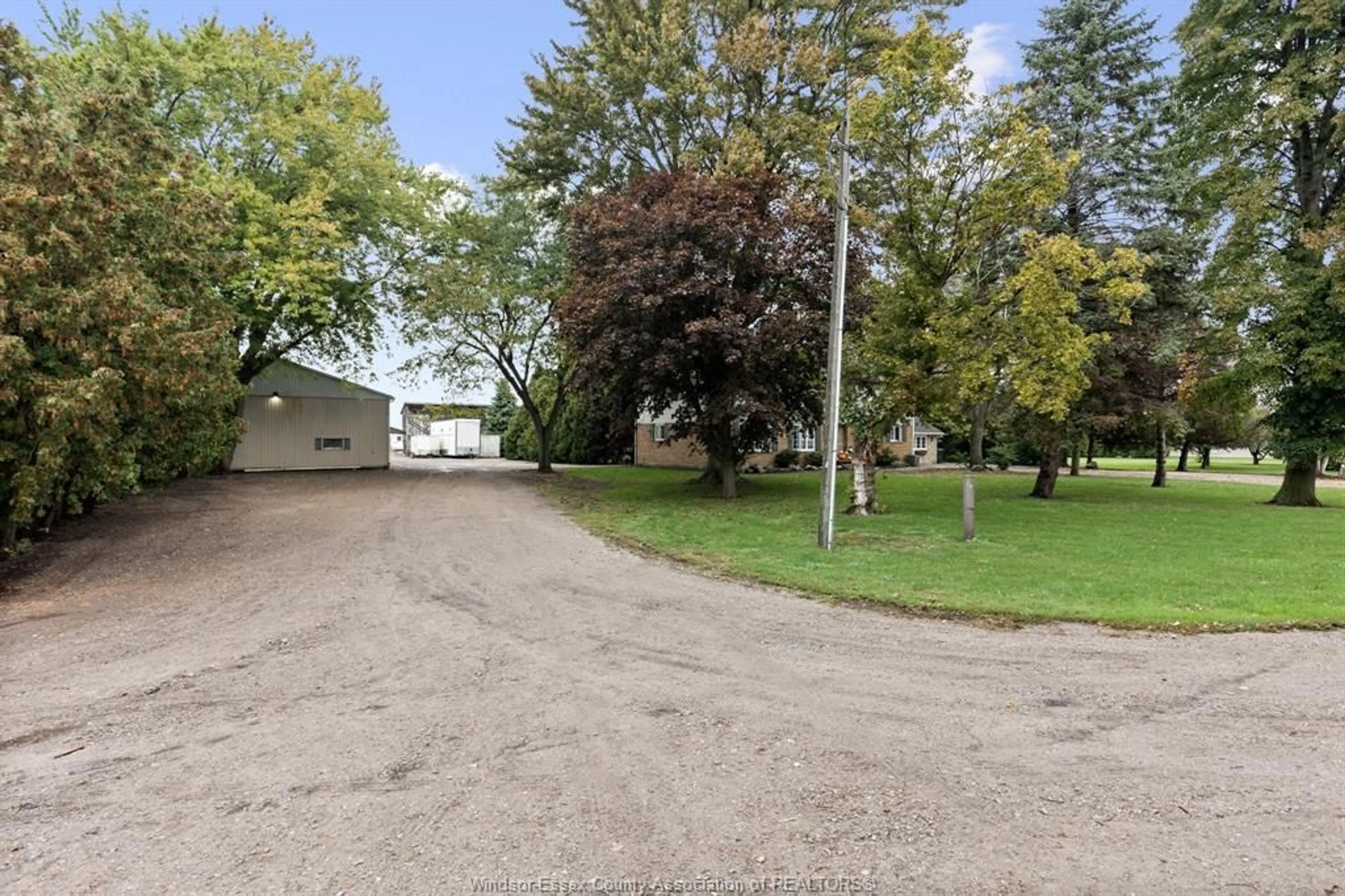 A pic from outside/outdoor area/front of a property/back of a property/a pic from drone, street for 6653 ST PHILLIPPES Line, Grande Pointe Ontario N0P 1S0