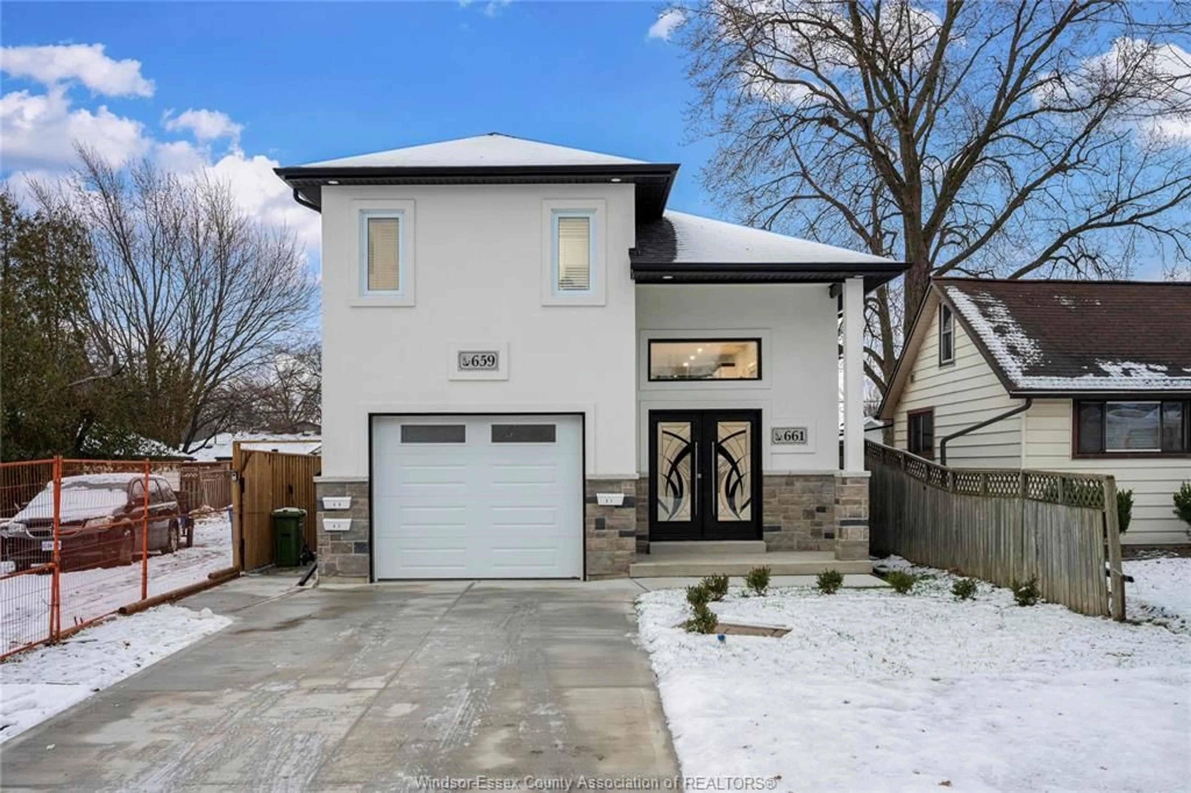 Home with brick exterior material, street for 665 ALEXANDRINE St, Windsor Ontario N8X 3C1