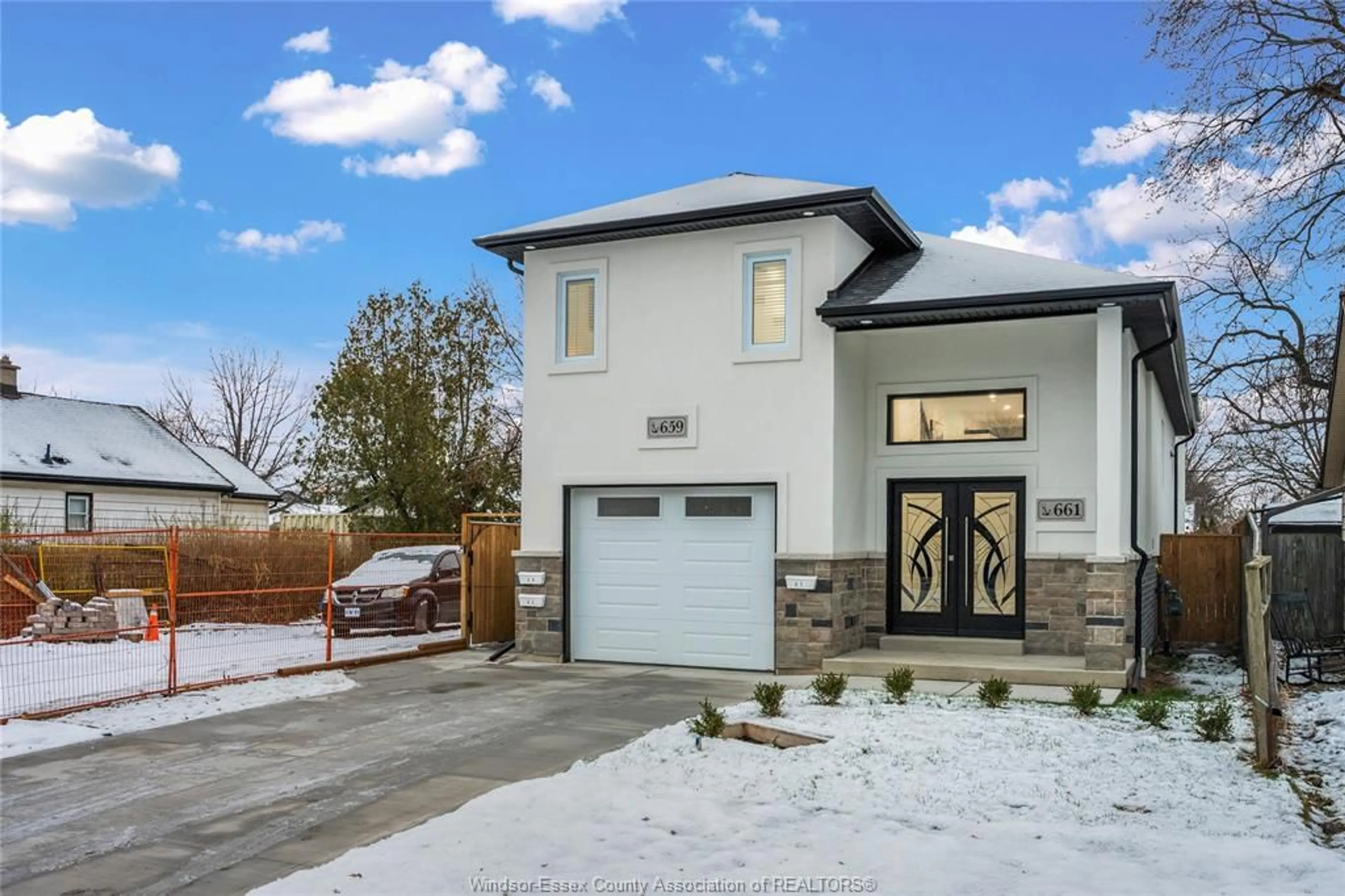 Home with brick exterior material, street for 665 ALEXANDRINE St, Windsor Ontario N8X 3C1