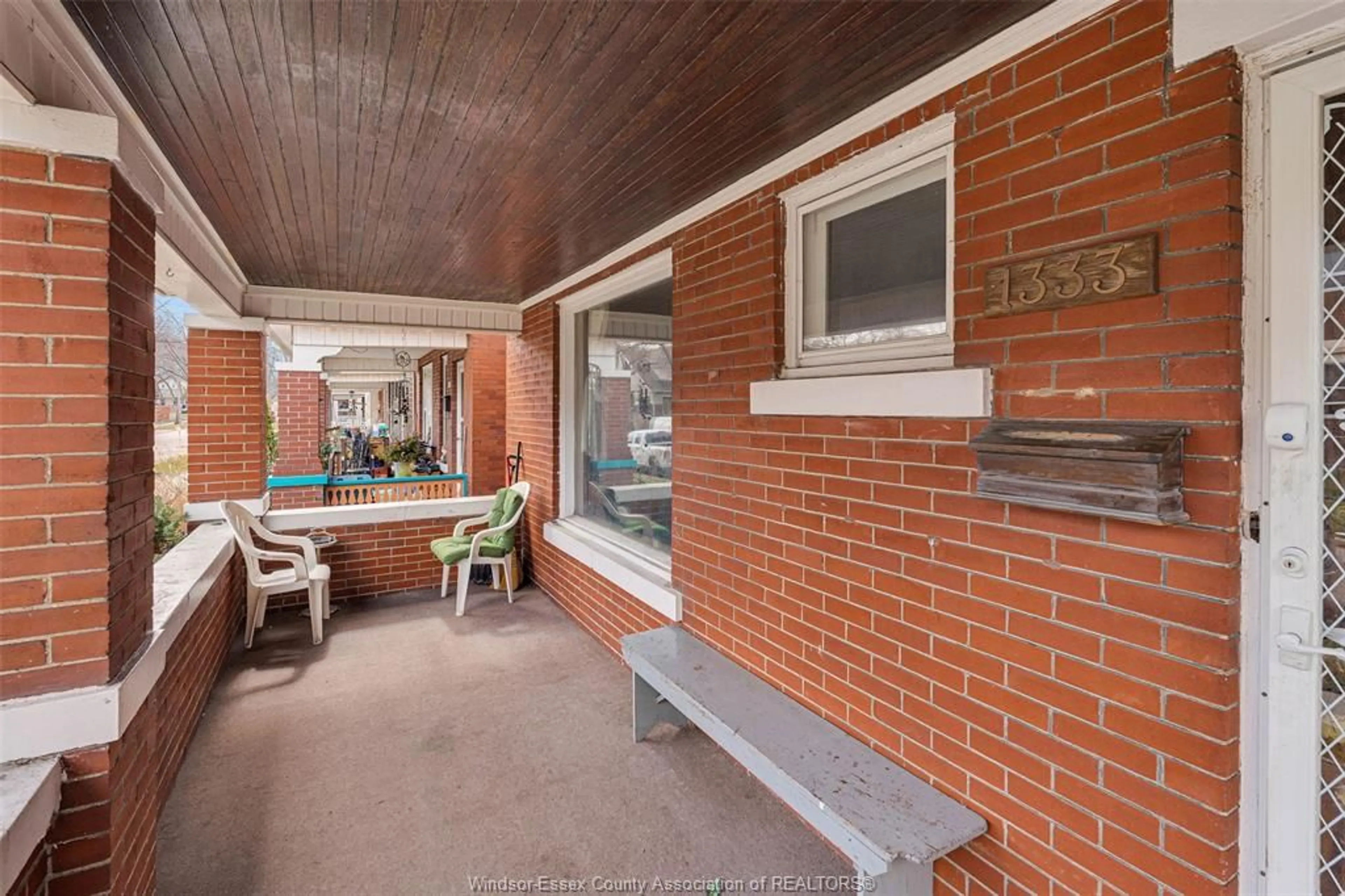 Patio, street for 1333 Windermere, Windsor Ontario N8Y 3G1