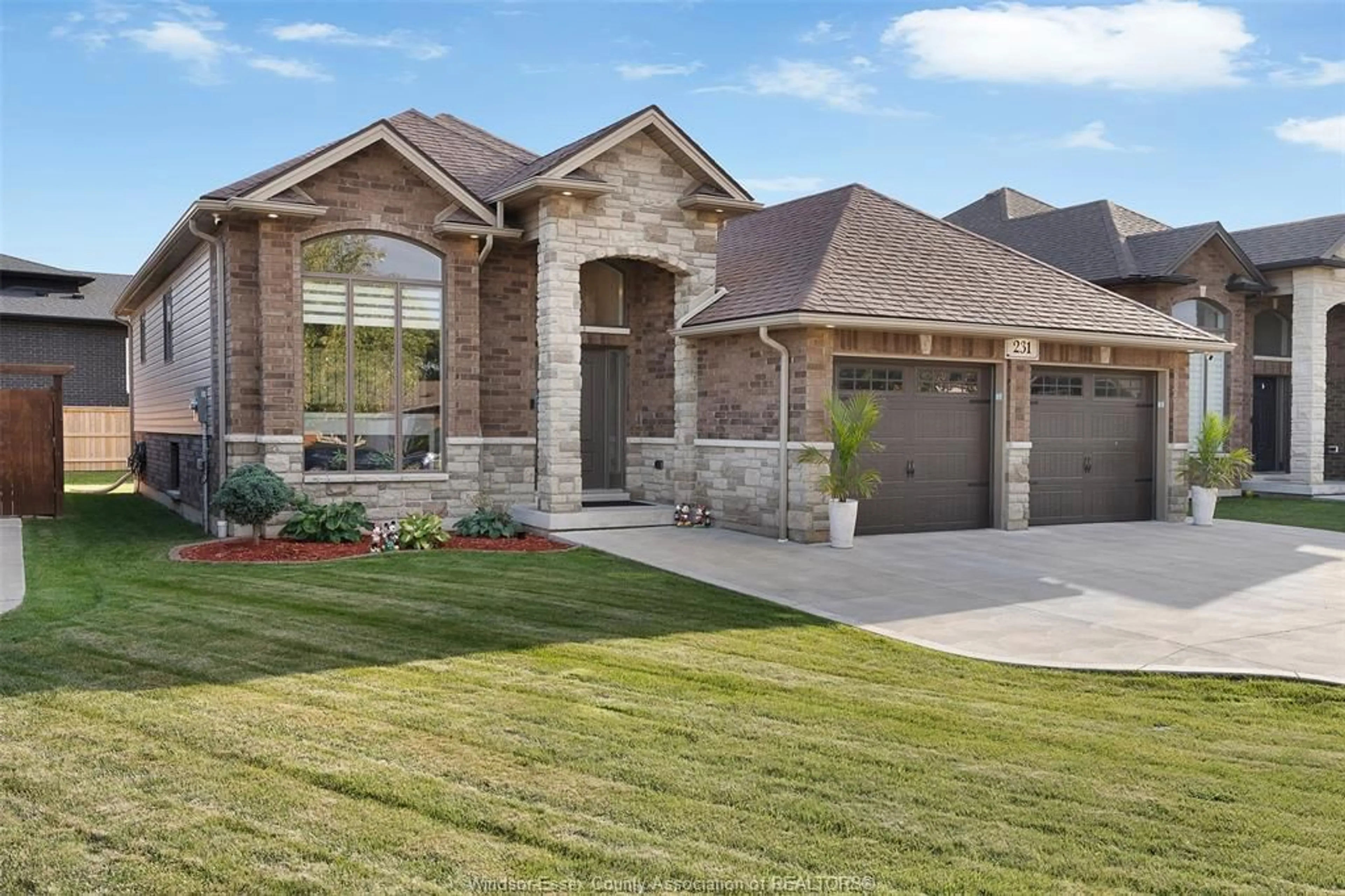 Home with brick exterior material, street for 231 SUMMER St, Belle River Ontario N8L 0G7