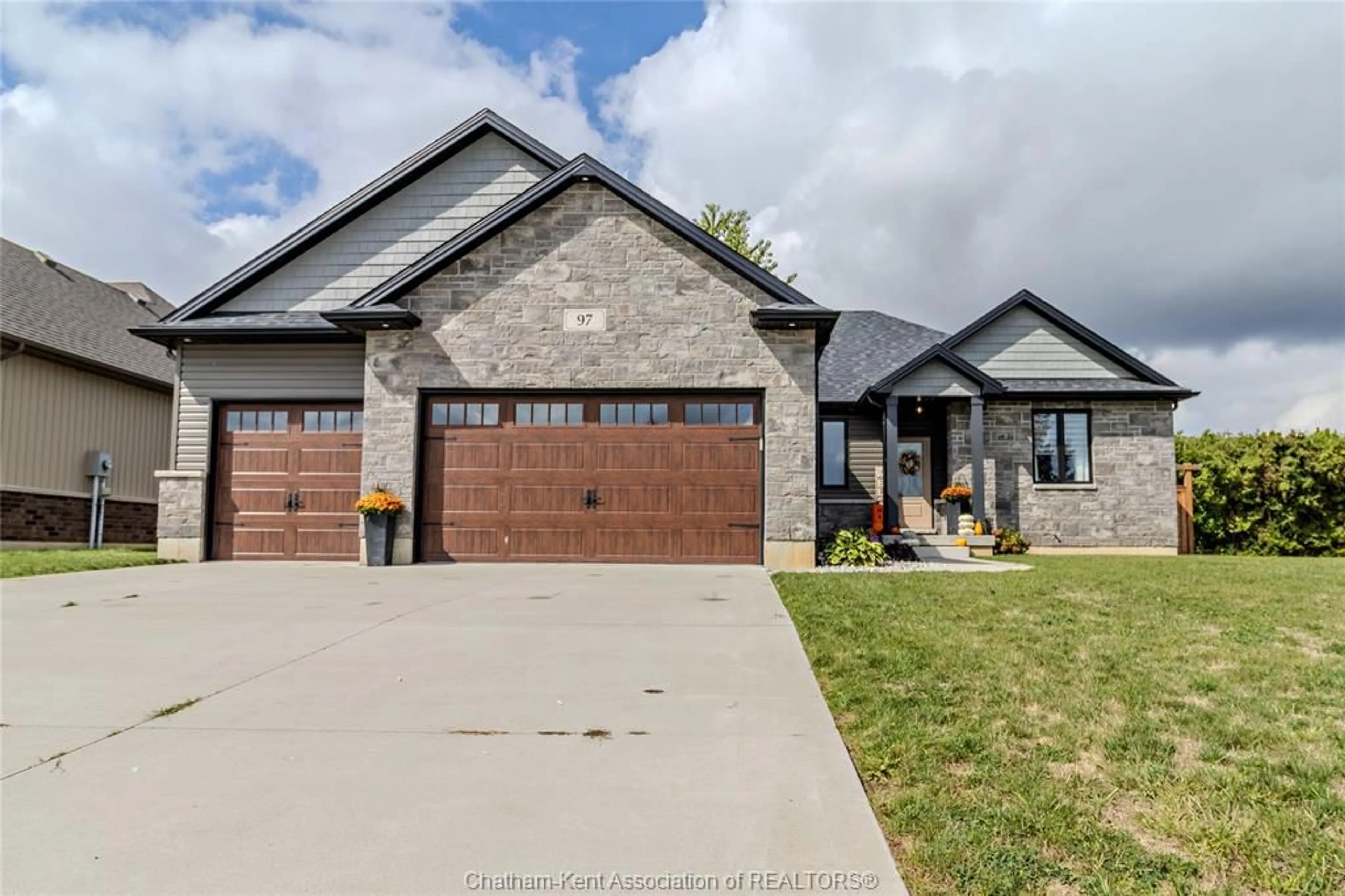 Home with brick exterior material, street for 97 SLEEPY MEADOW Dr, Blenheim Ontario N0P 1A0