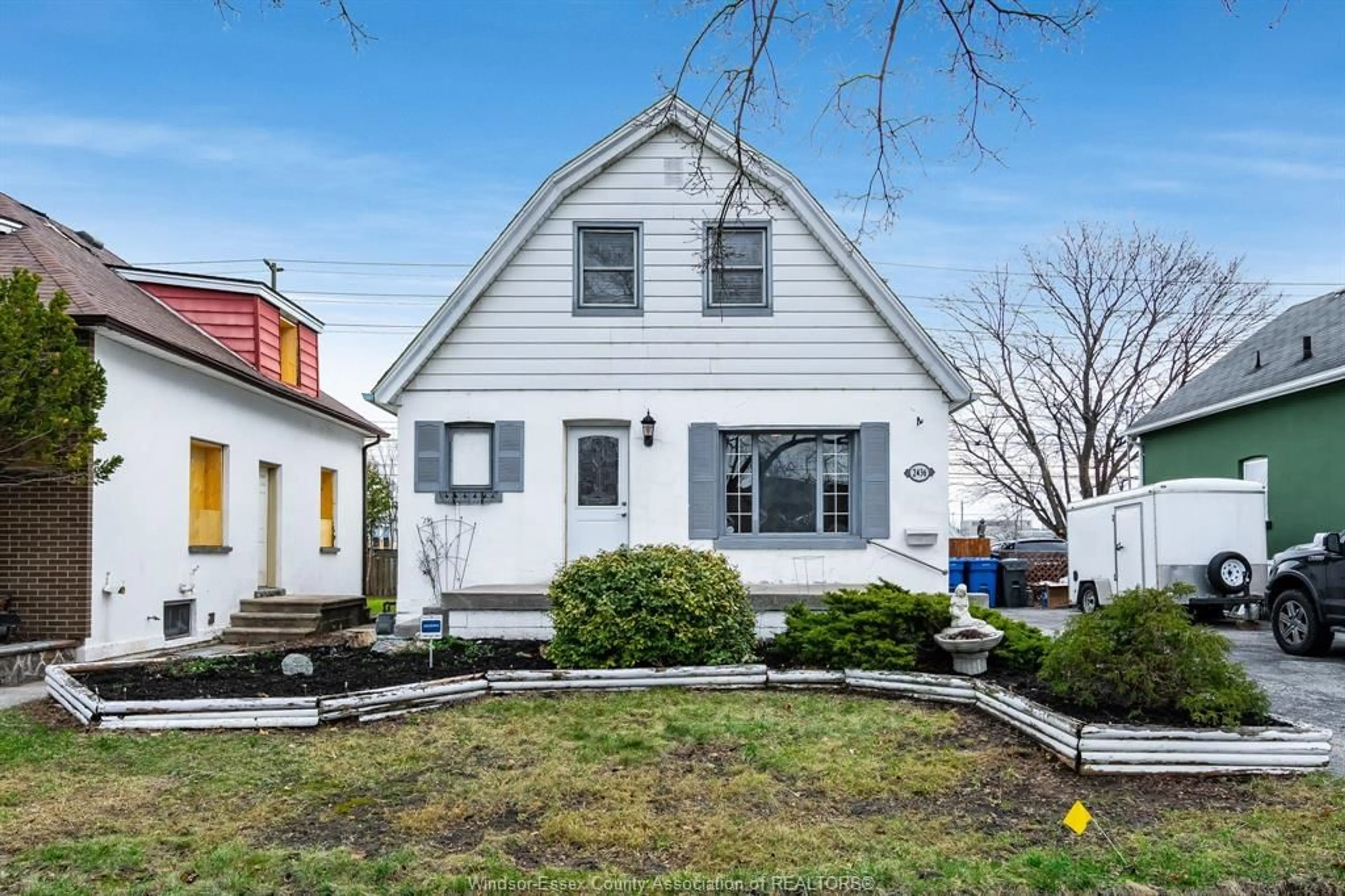 Home with vinyl exterior material, street for 2436 Turner, Windsor Ontario N8W 3K8