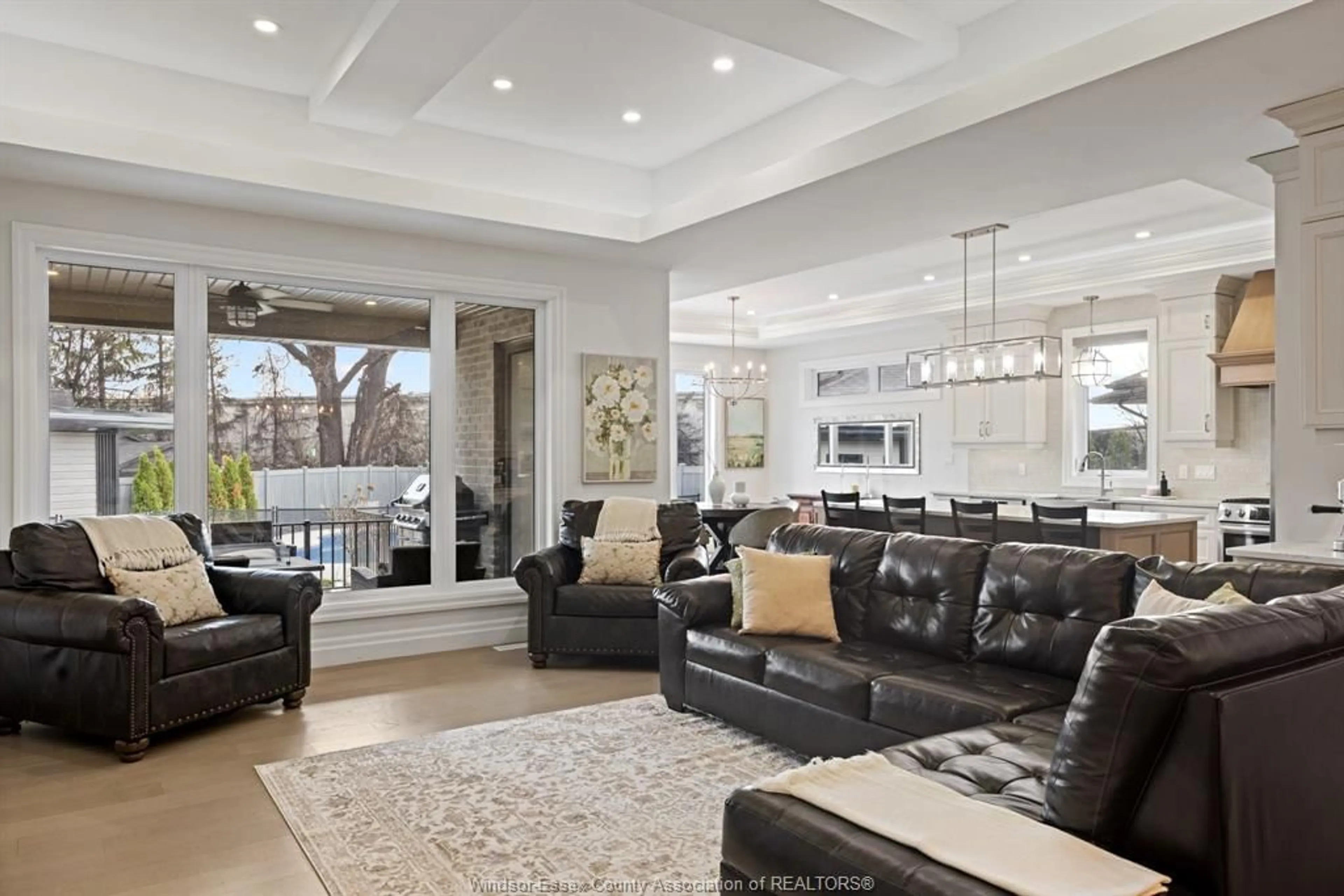 Living room with furniture, ceramic/tile floor for 266 XAVIER Cir, Lakeshore Ontario N8N 0J3