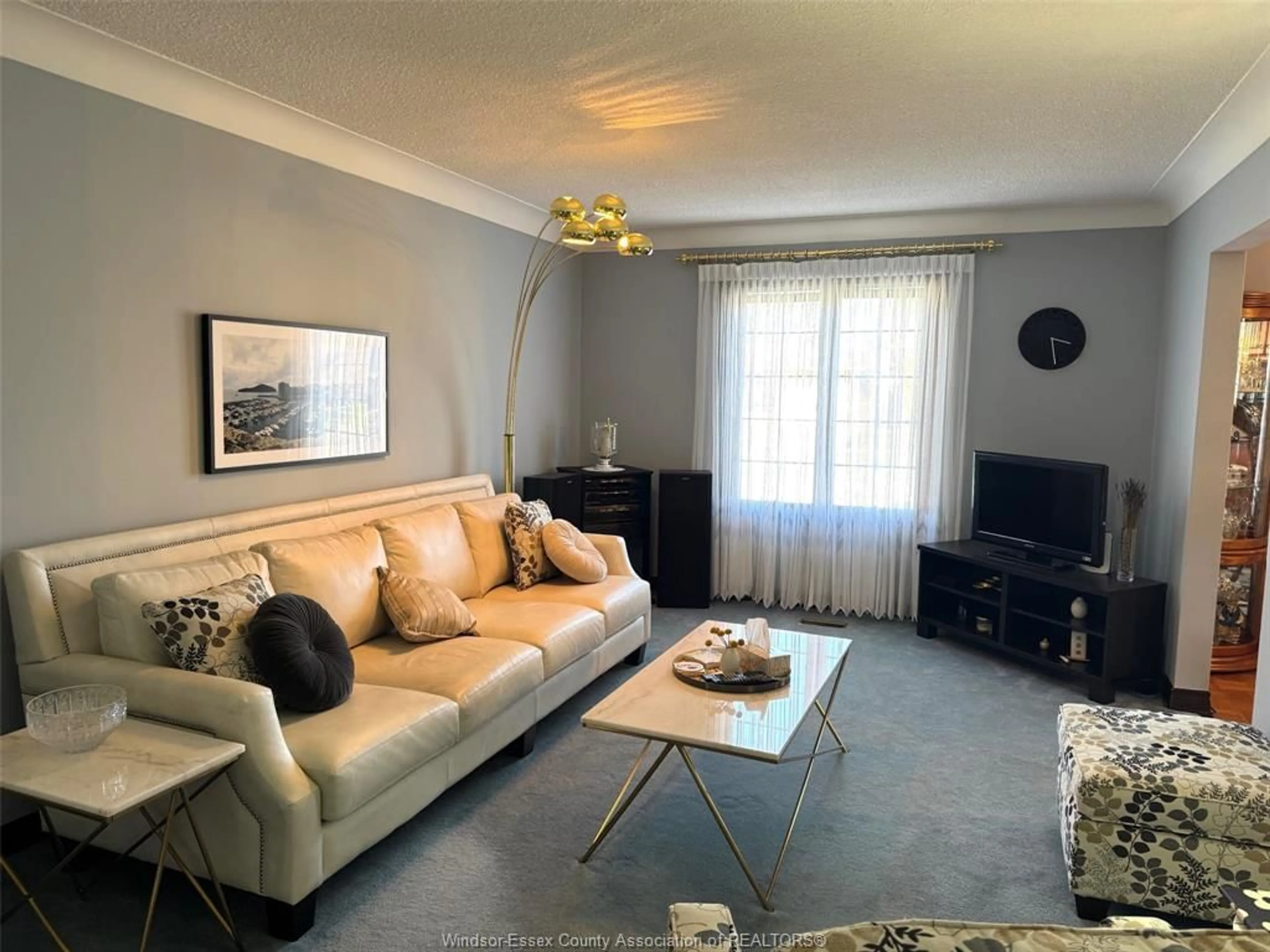 Living room with furniture, unknown for 9276 ESPLANADE Dr, Windsor Ontario N8R 1J1