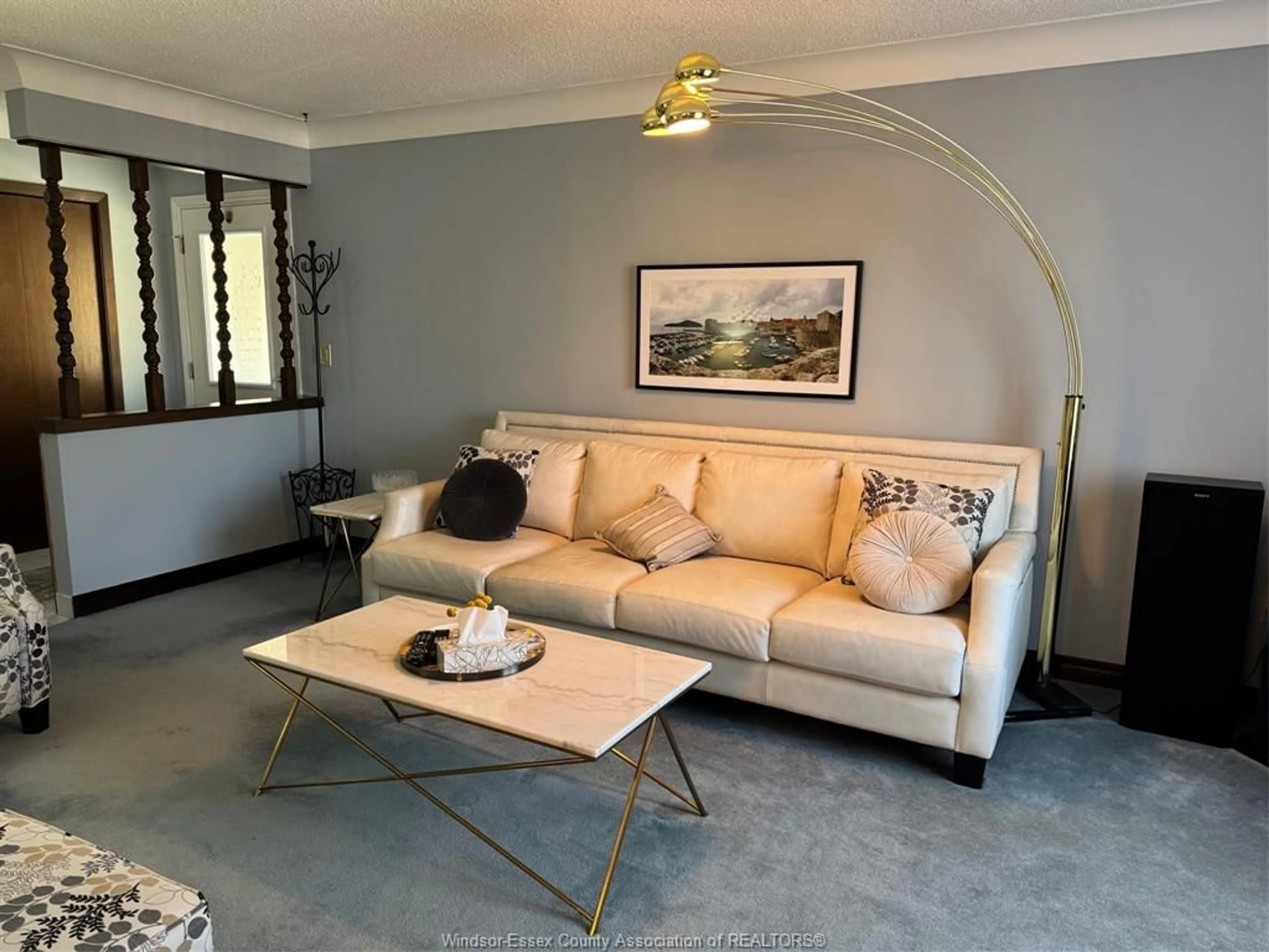 Living room with furniture, unknown for 9276 ESPLANADE Dr, Windsor Ontario N8R 1J1