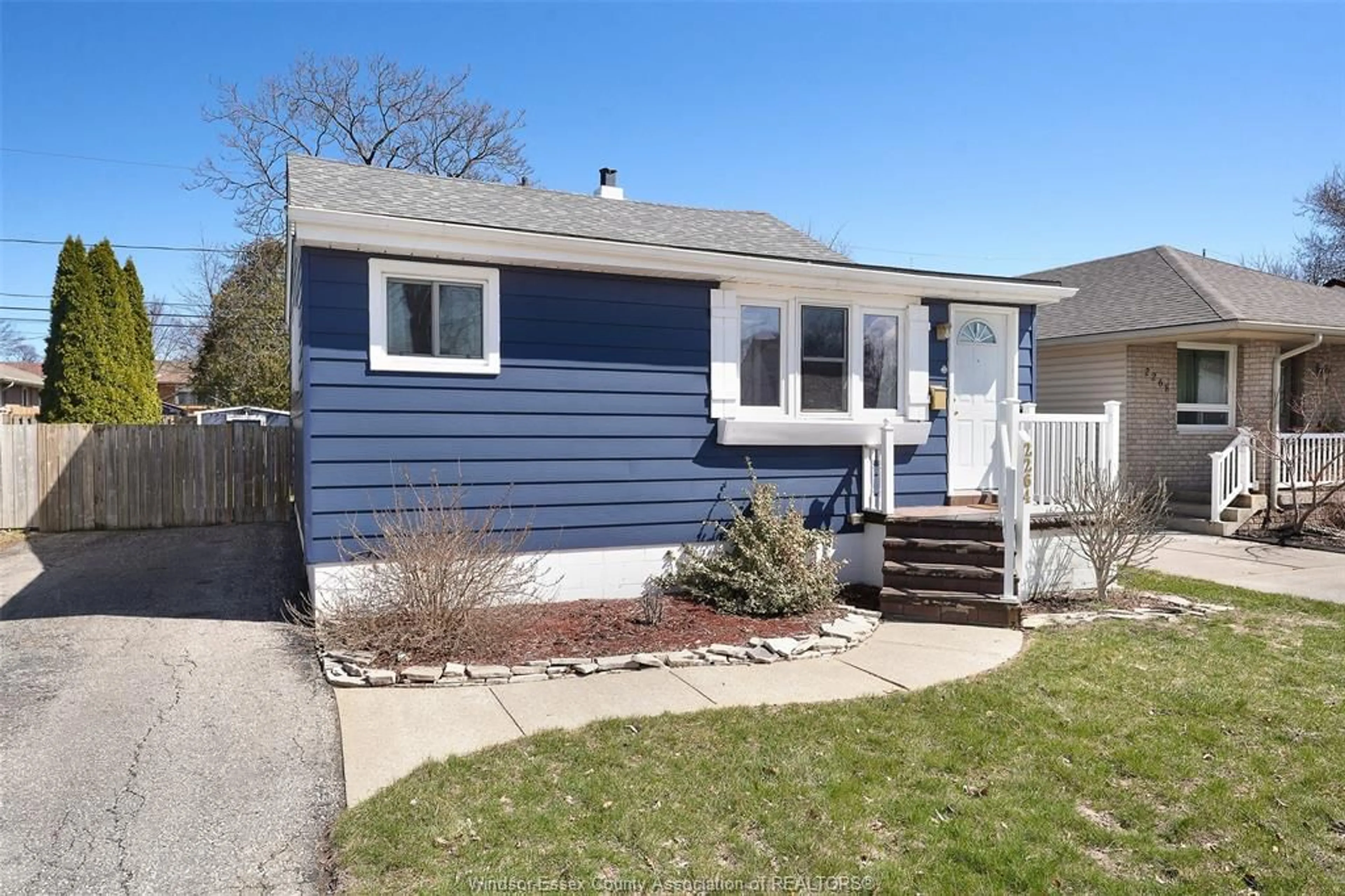 Home with vinyl exterior material, street for 2264 Forest Ave, Windsor Ontario N8W 2G6