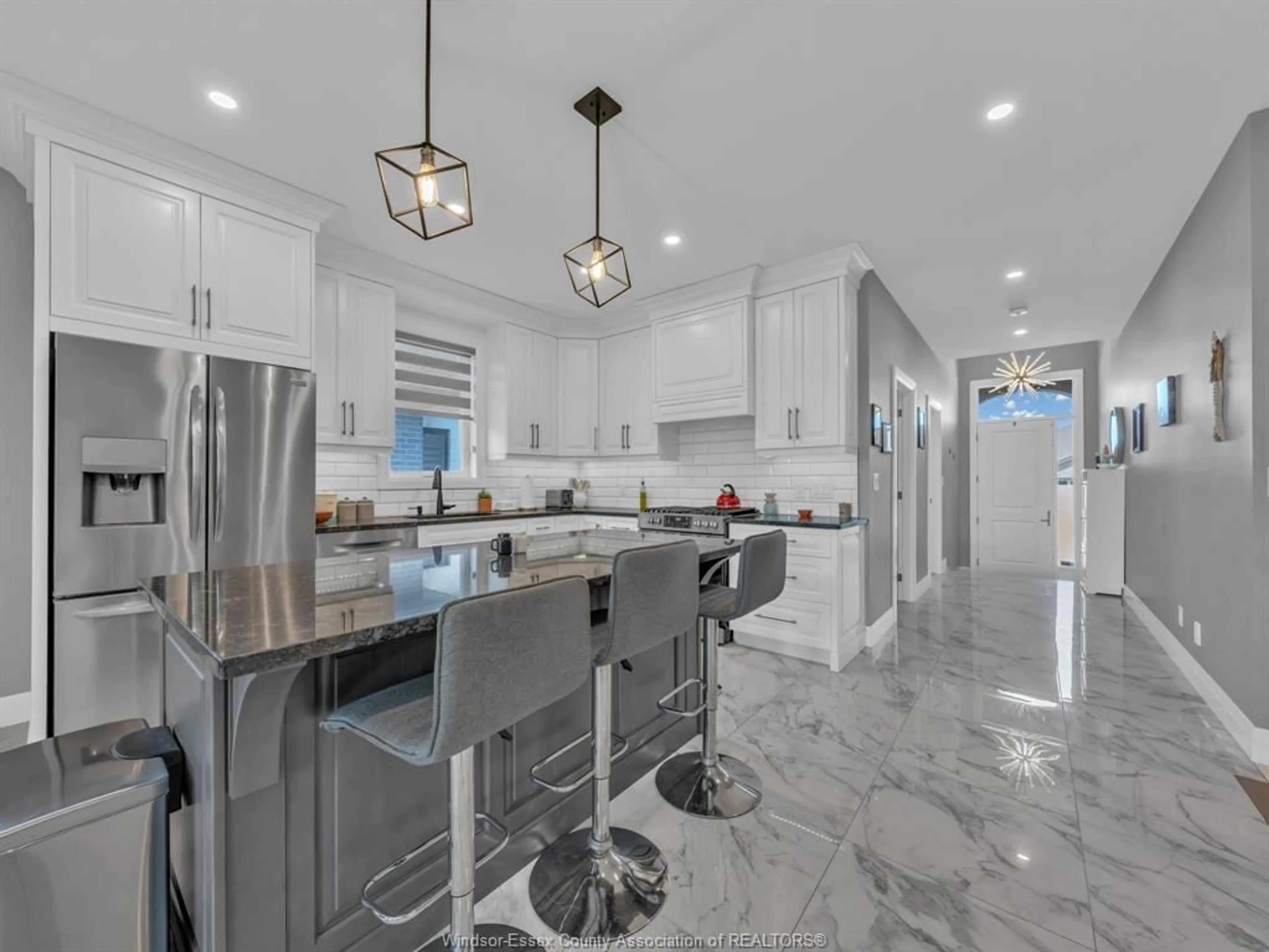 Contemporary kitchen, ceramic/tile floor for 6 Summerville Ave, Leamington Ontario N8H 0C5