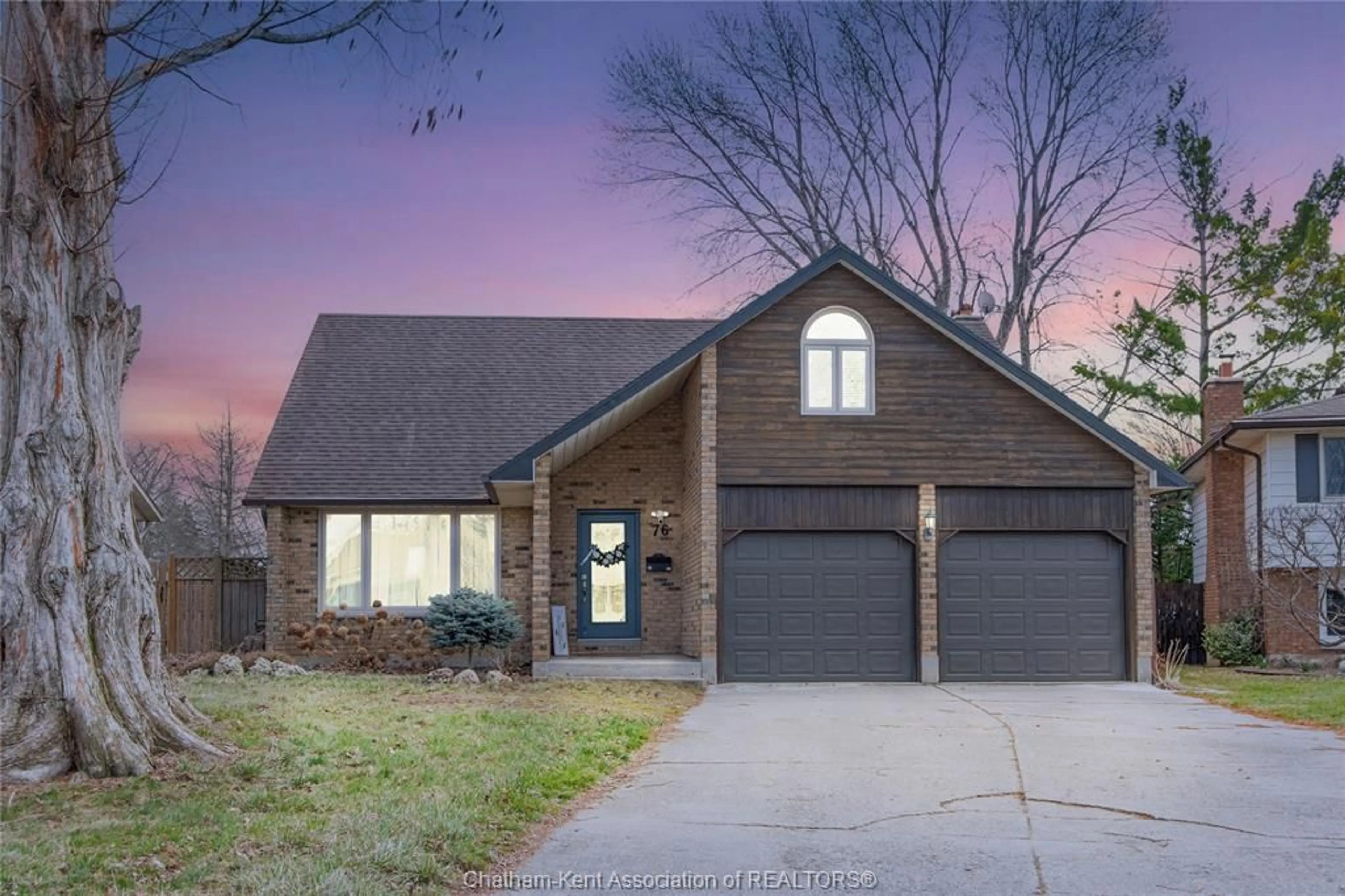 Home with brick exterior material, street for 76 PAMELA Cres, Chatham Ontario N7L 4S5