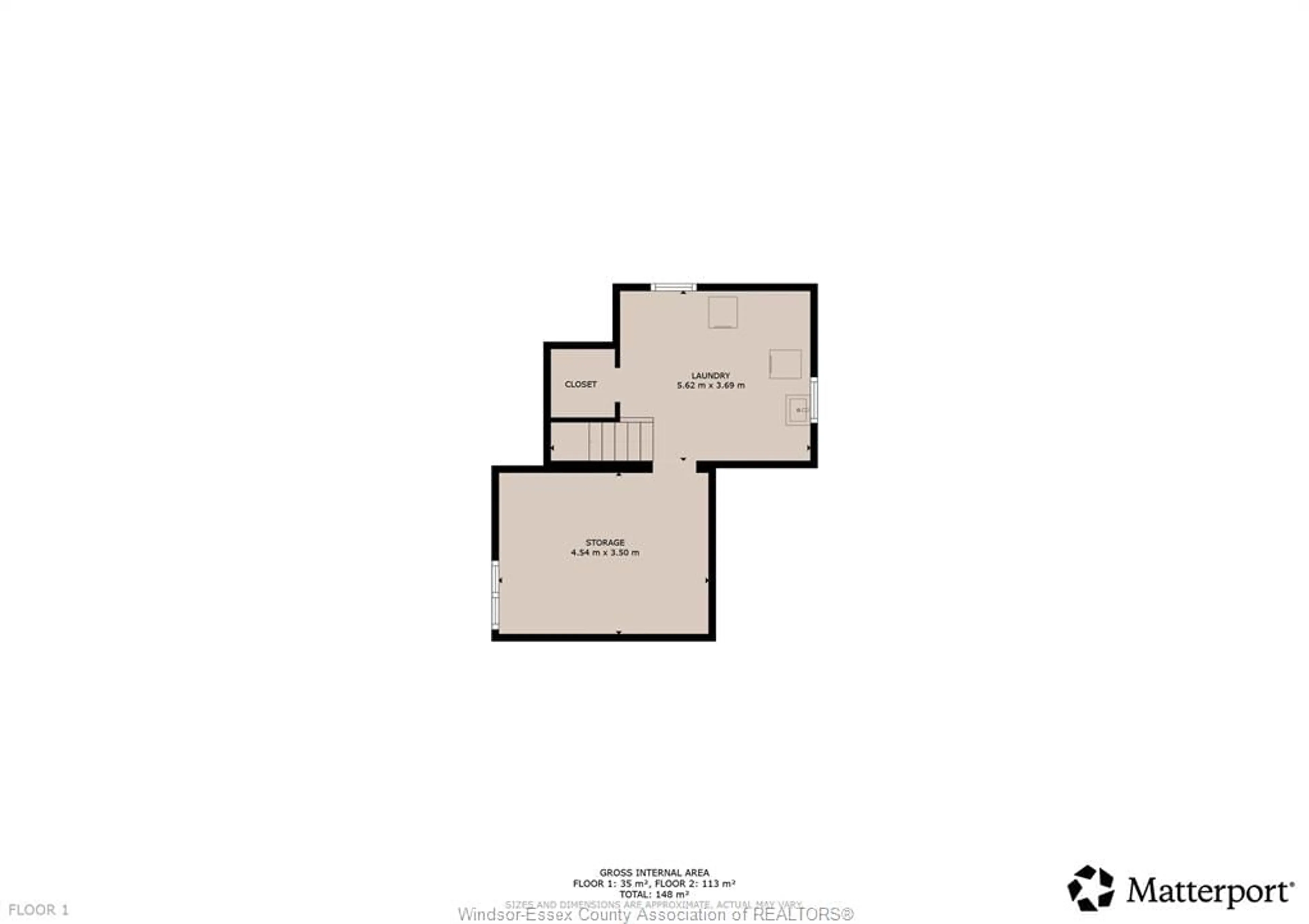 Floor plan for 894 UNIVERSITY Ave, Windsor Ontario N9A 2Z9