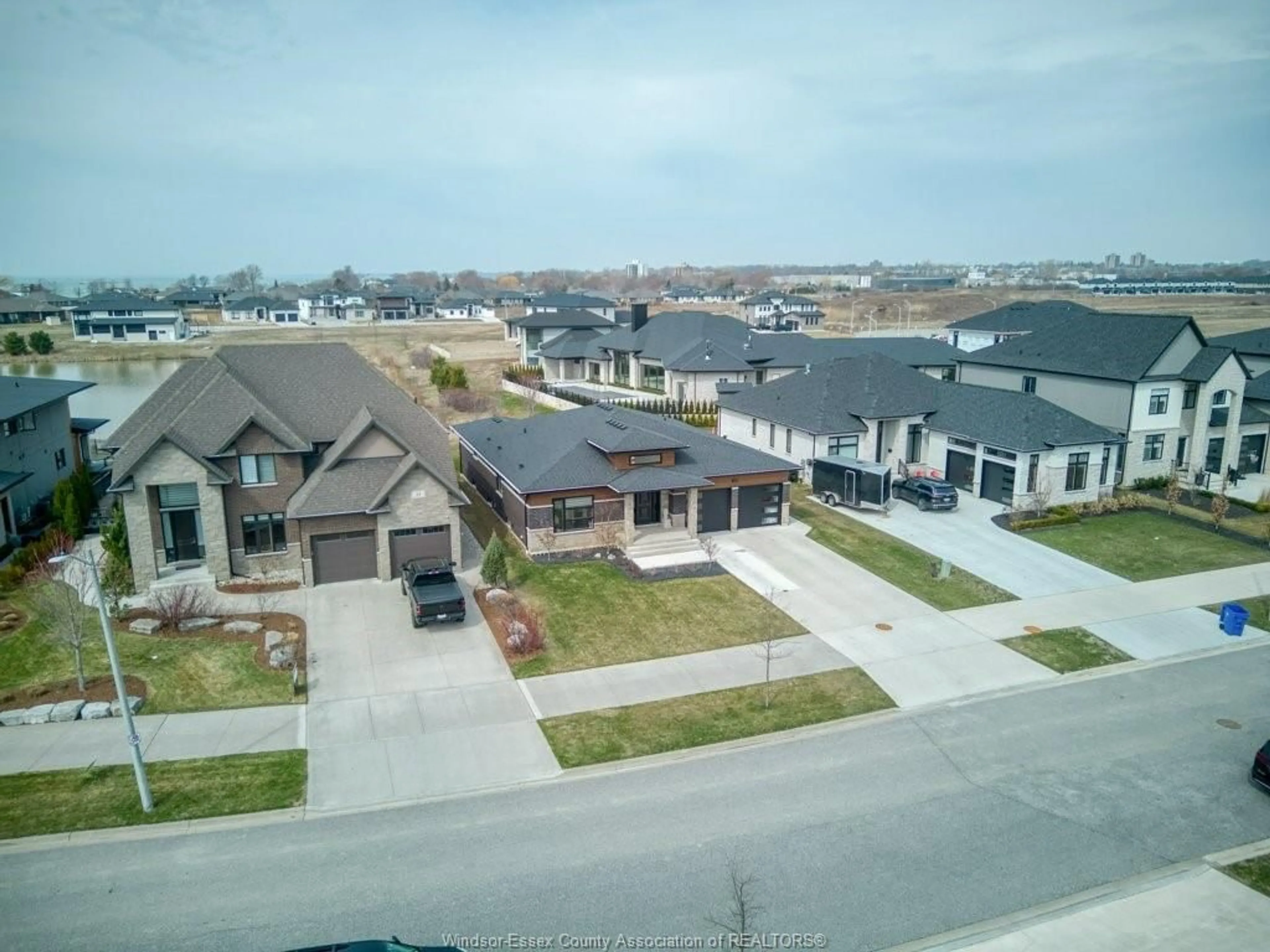 A pic from outside/outdoor area/front of a property/back of a property/a pic from drone, street for 37 AUGUSTA Dr, Leamington Ontario N8H 0C7