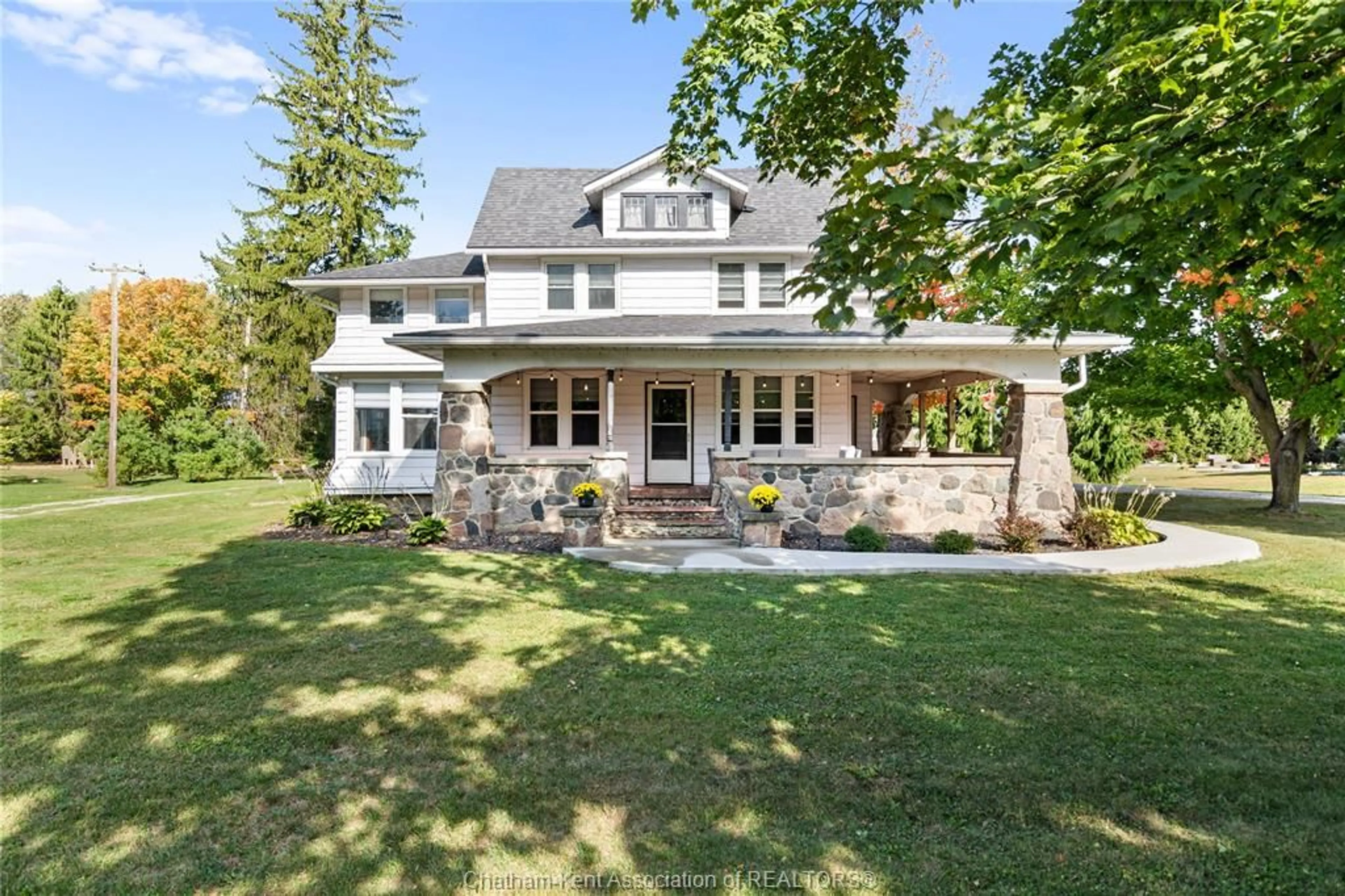 Home with brick exterior material, street for 7783 Talbot Trail, Blenheim Ontario N0P 1A0