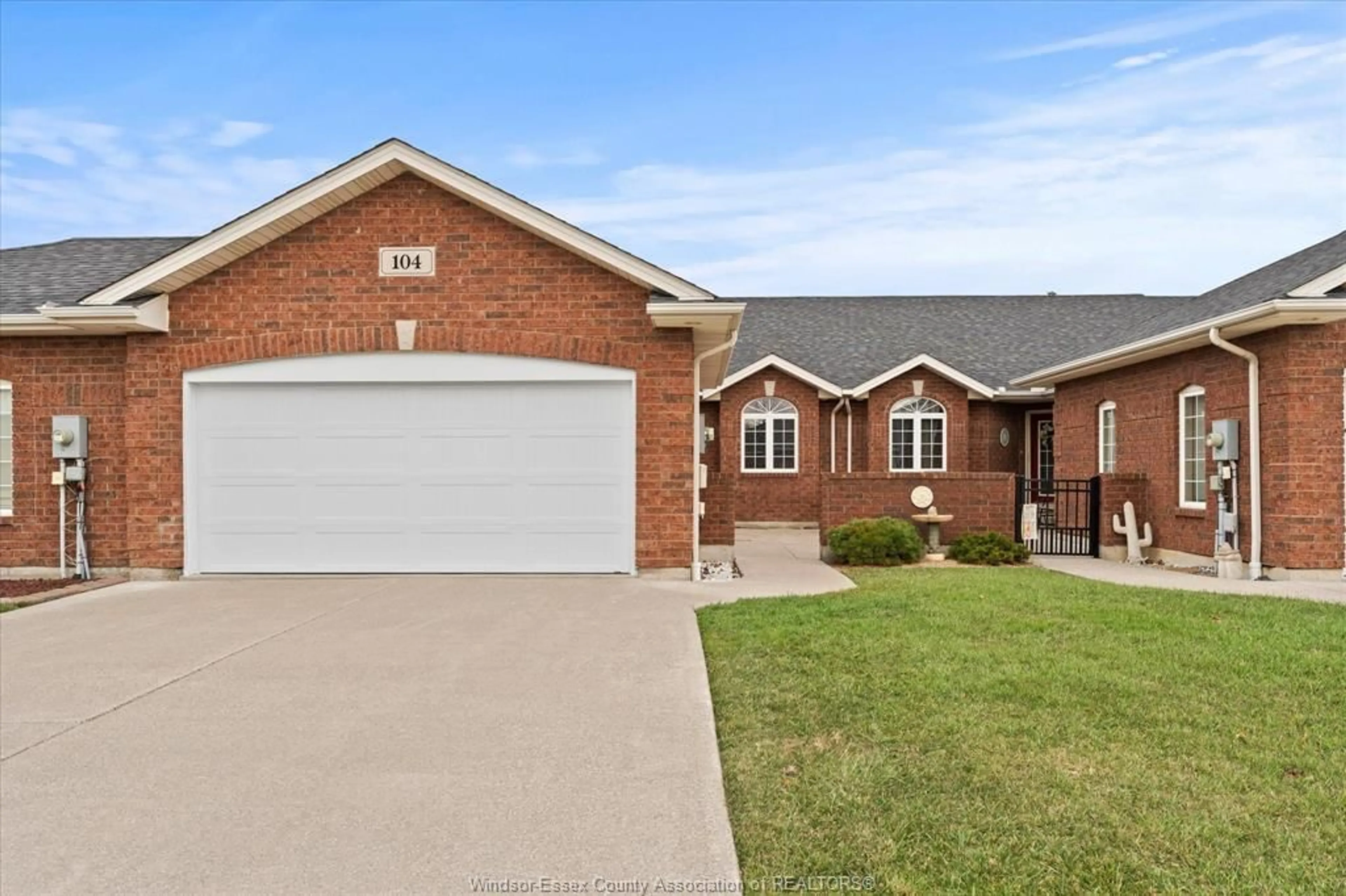 Home with brick exterior material, street for 104 RIVERFRONT PARK Cres, Amherstburg Ontario N9V 0B7