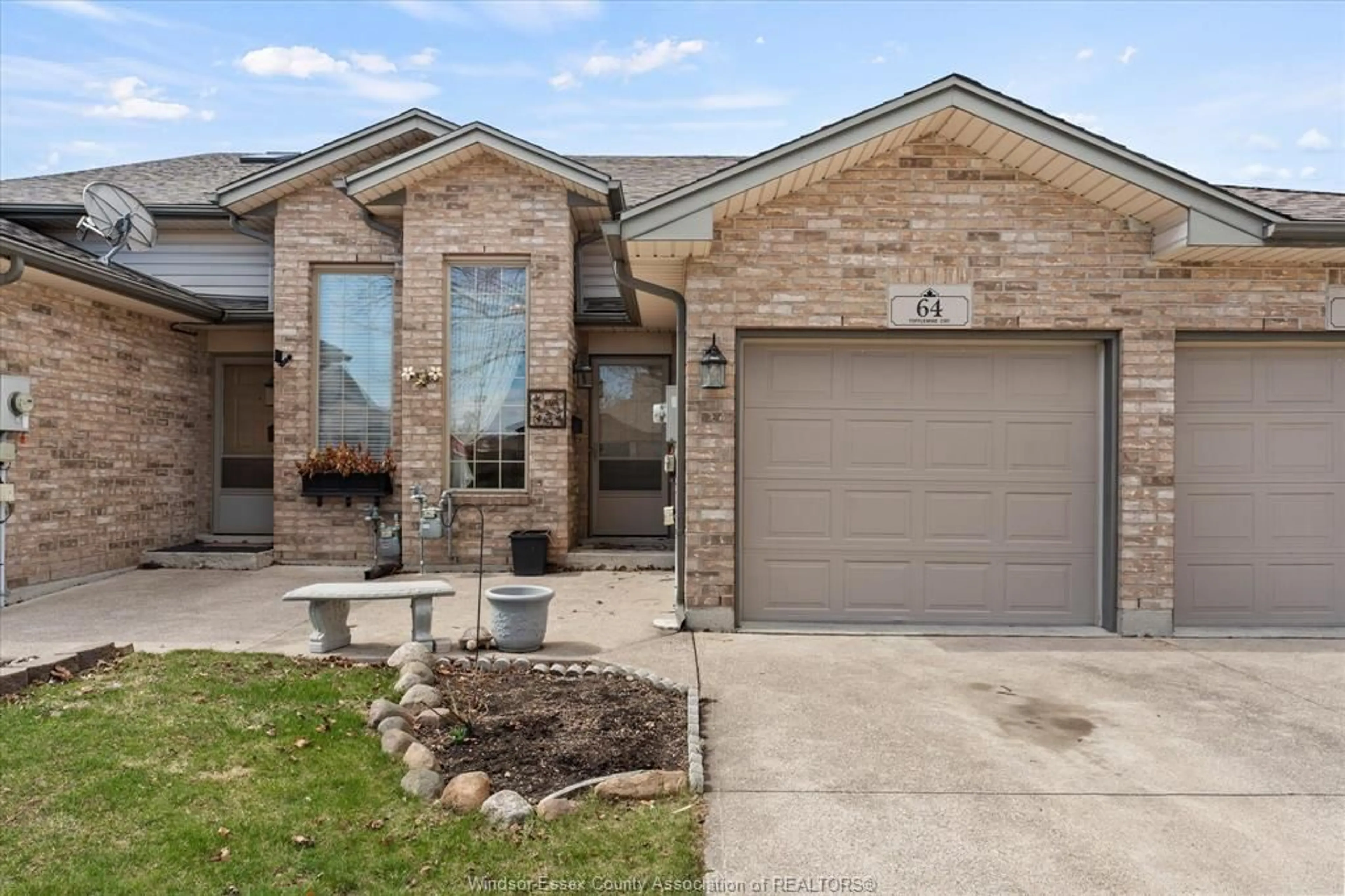 Home with brick exterior material, street for 64 TOFFLEMIRE Crt, Amherstburg Ontario N9V 4E4