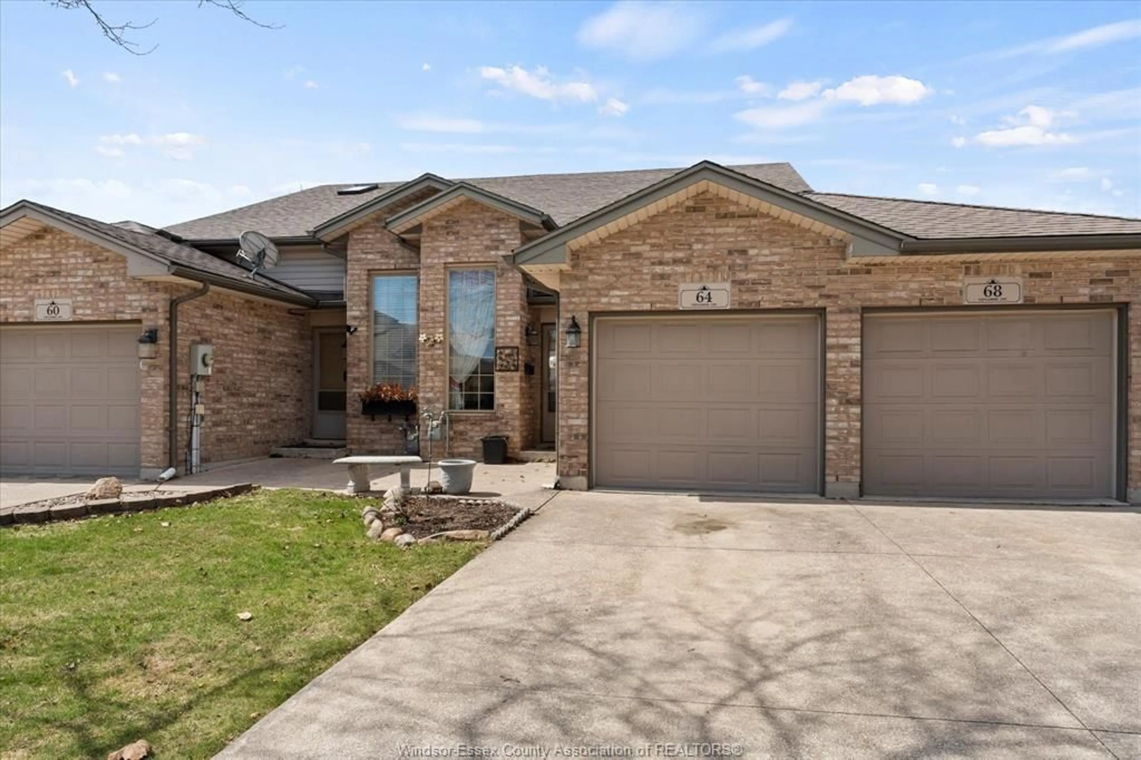 Home with brick exterior material, street for 64 TOFFLEMIRE Crt, Amherstburg Ontario N9V 4E4