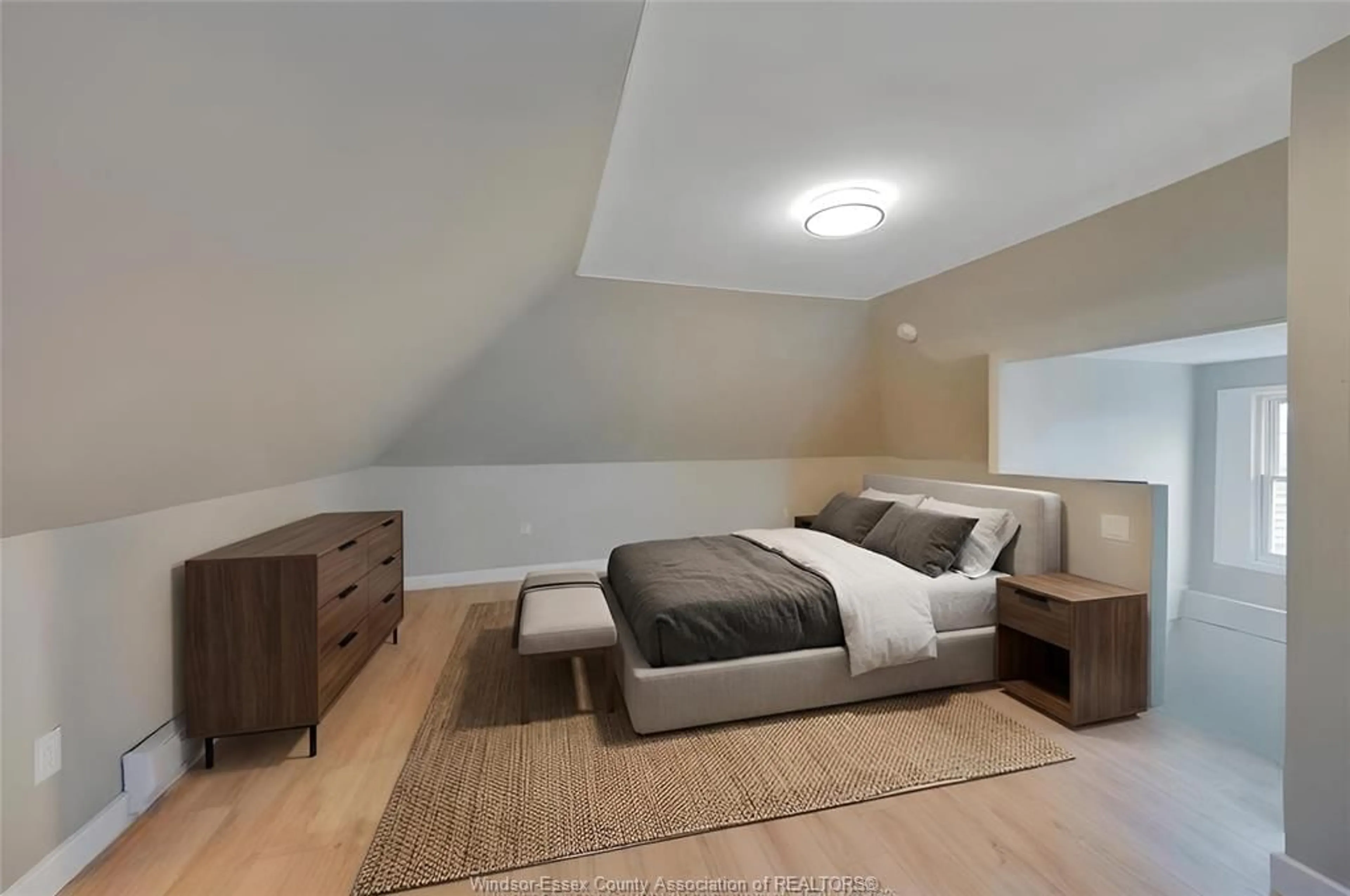 Bedroom with bed, unknown for 919 PIERRE Ave, Windsor Ontario N9A 2K8