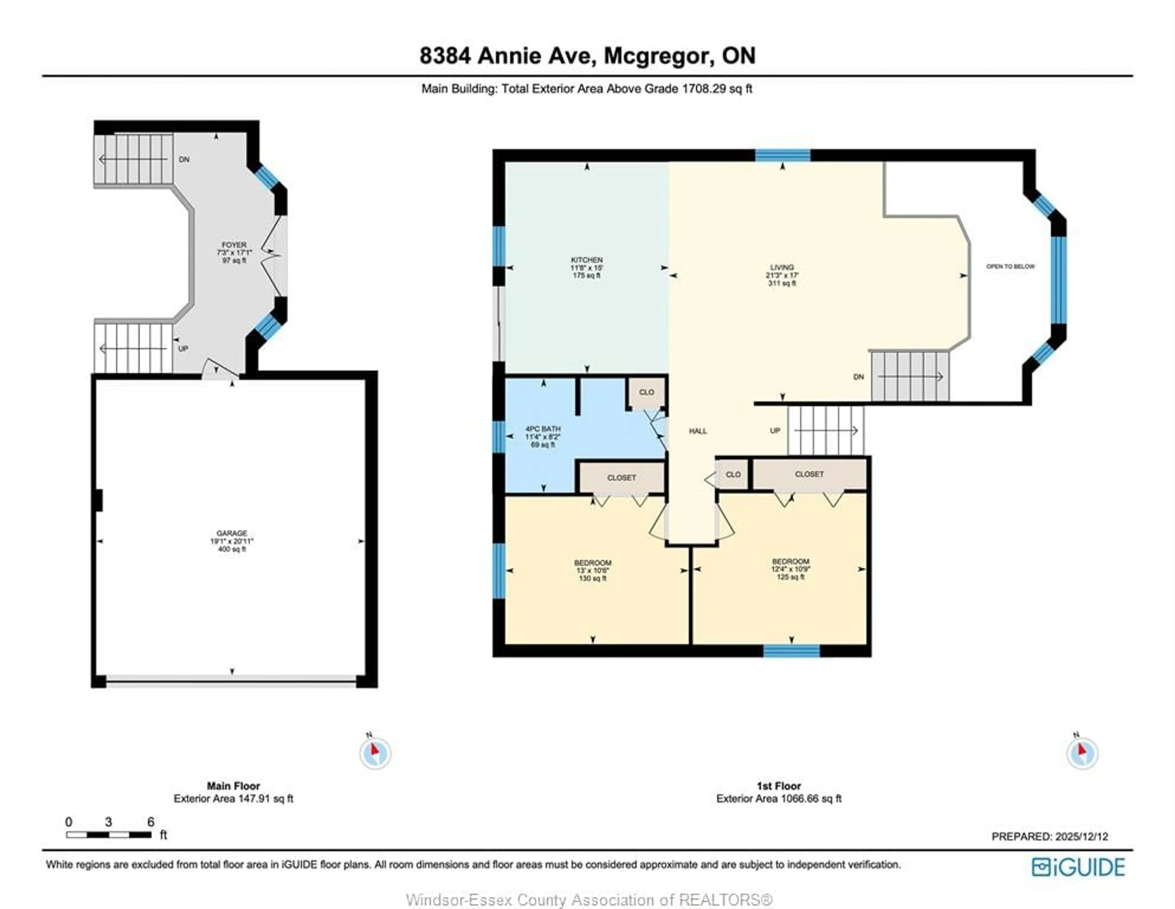 Floor plan for 8384 Annie, Amherstburg Ontario N0R 1J0