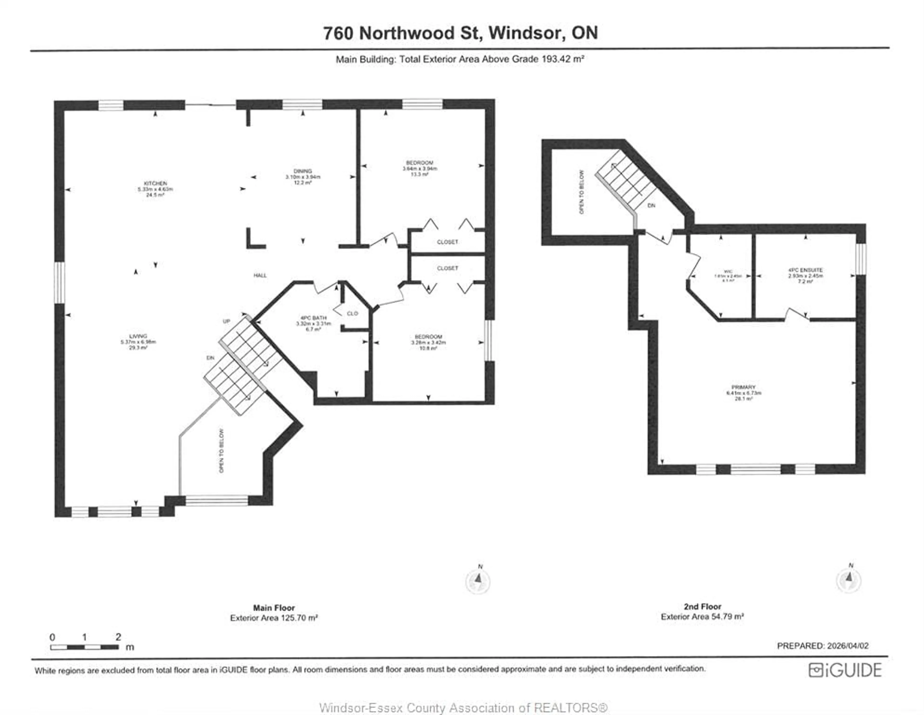 Floor plan for 760 NORTHWOOD St, Windsor Ontario N9E 1A1
