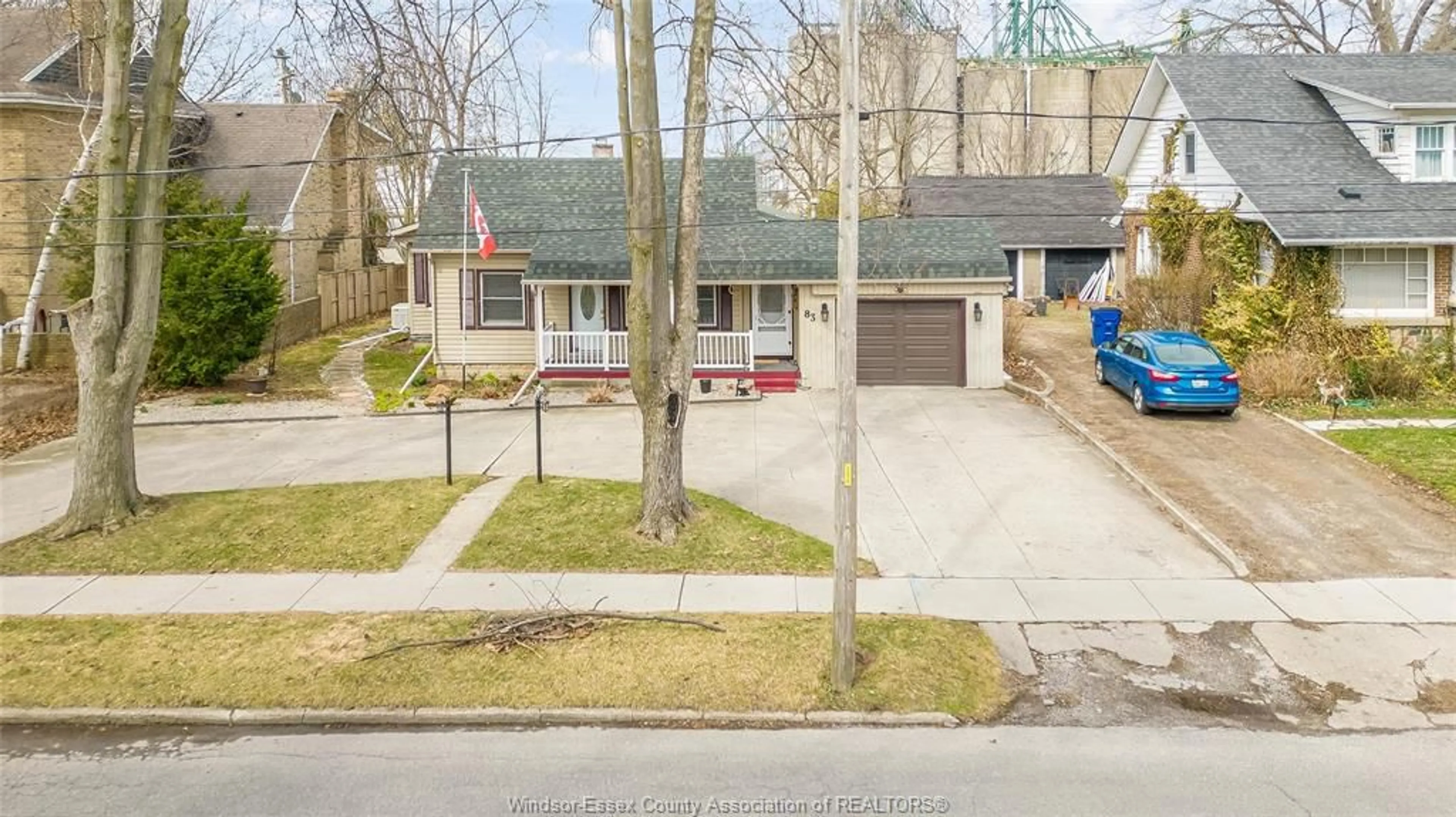 A pic from outside/outdoor area/front of a property/back of a property/a pic from drone, street for 83 MCGREGOR St, Blenheim Ontario N0P 1A0