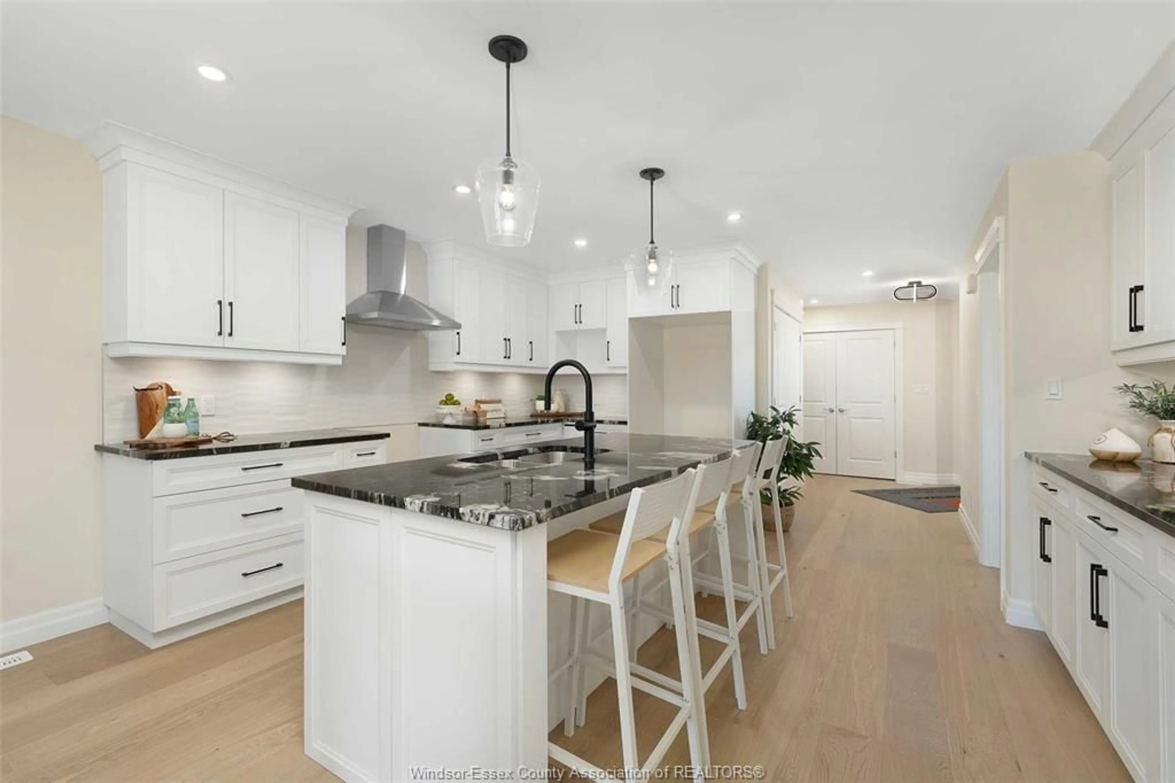 Open concept kitchen, ceramic/tile floor for 64 JEWEL St, Harrow Ontario N0R 1G0