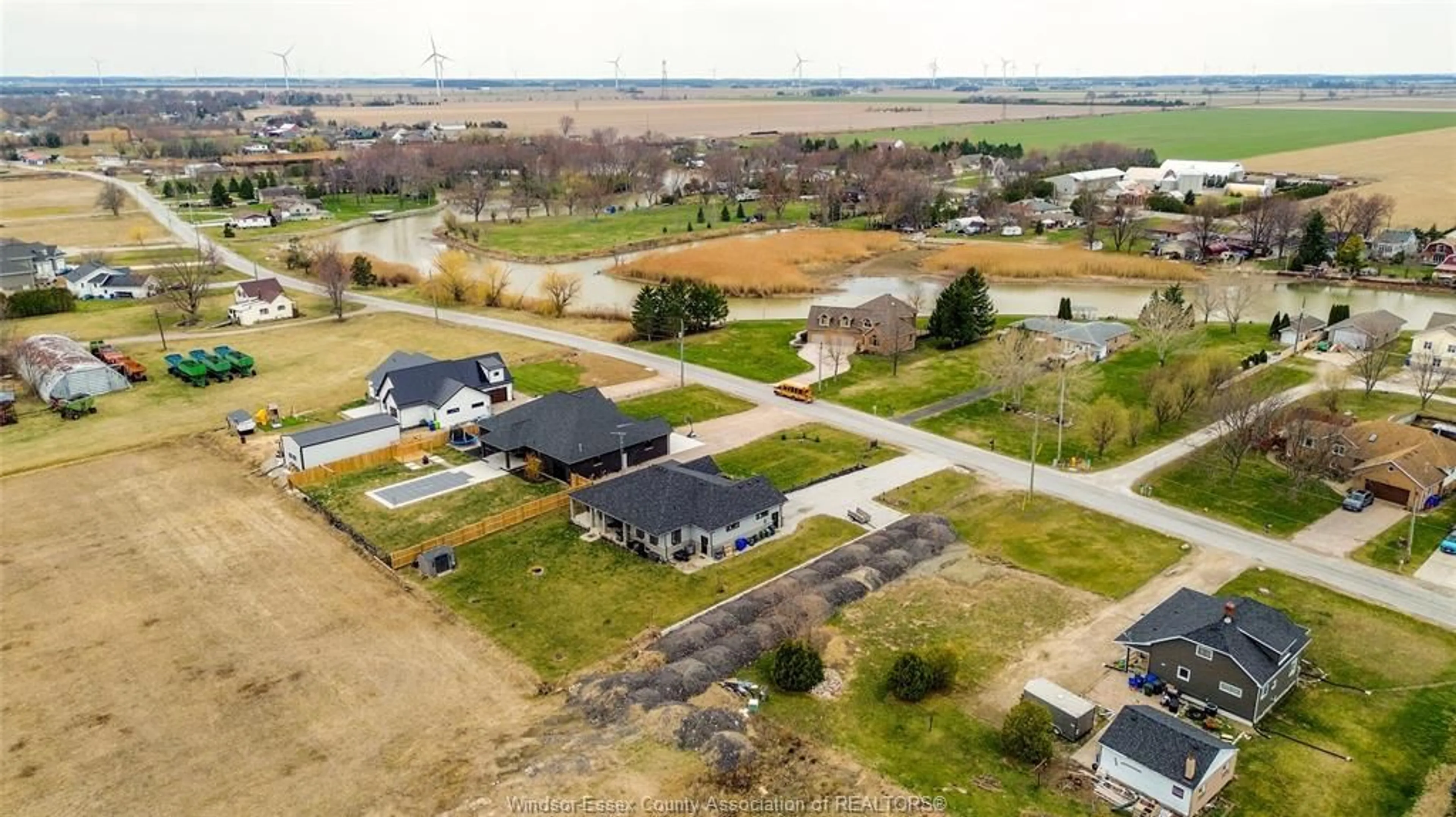 A pic from outside/outdoor area/front of a property/back of a property/a pic from drone, street for 366 EAST RUSCOM RIVER Rd, Lakeshore Ontario N0R 1S0