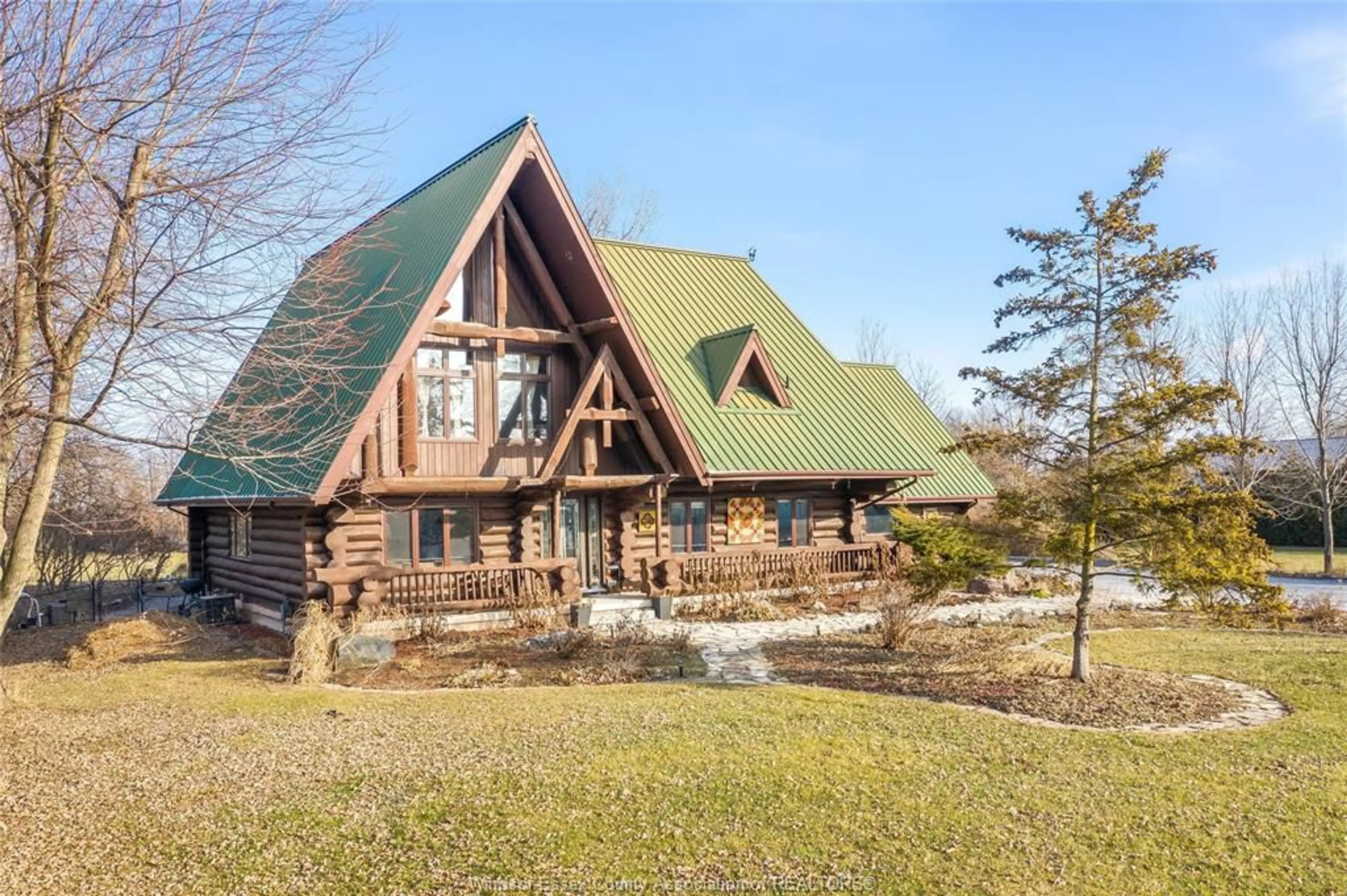 A pic from outside/outdoor area/front of a property/back of a property/a pic from drone, mountain view for 1258 COUNTY RD 22, Emeryville Ontario N0R 1C0