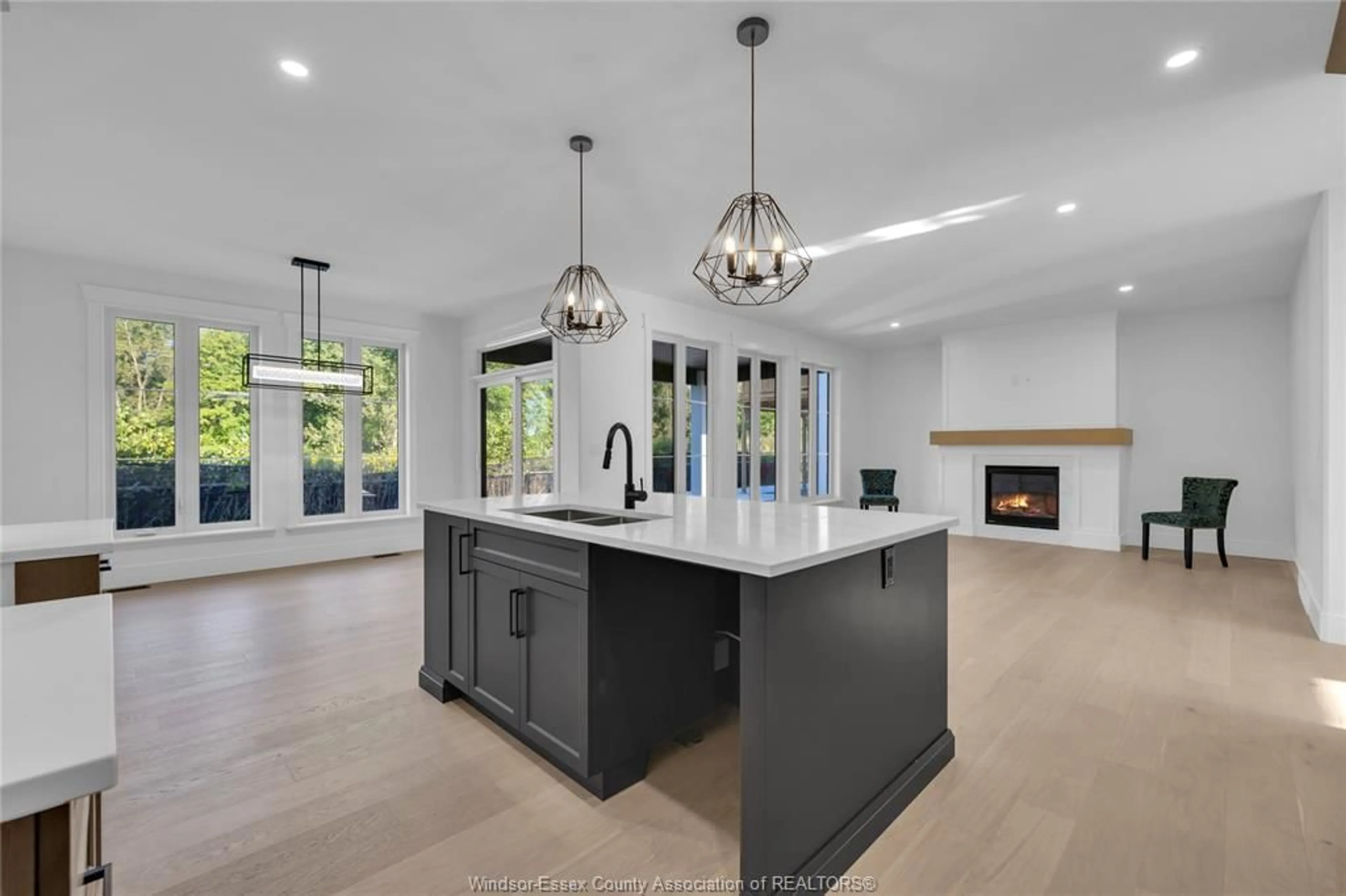 Open concept kitchen, ceramic/tile floor for 3450 OKE, LaSalle Ontario N9J 0E5