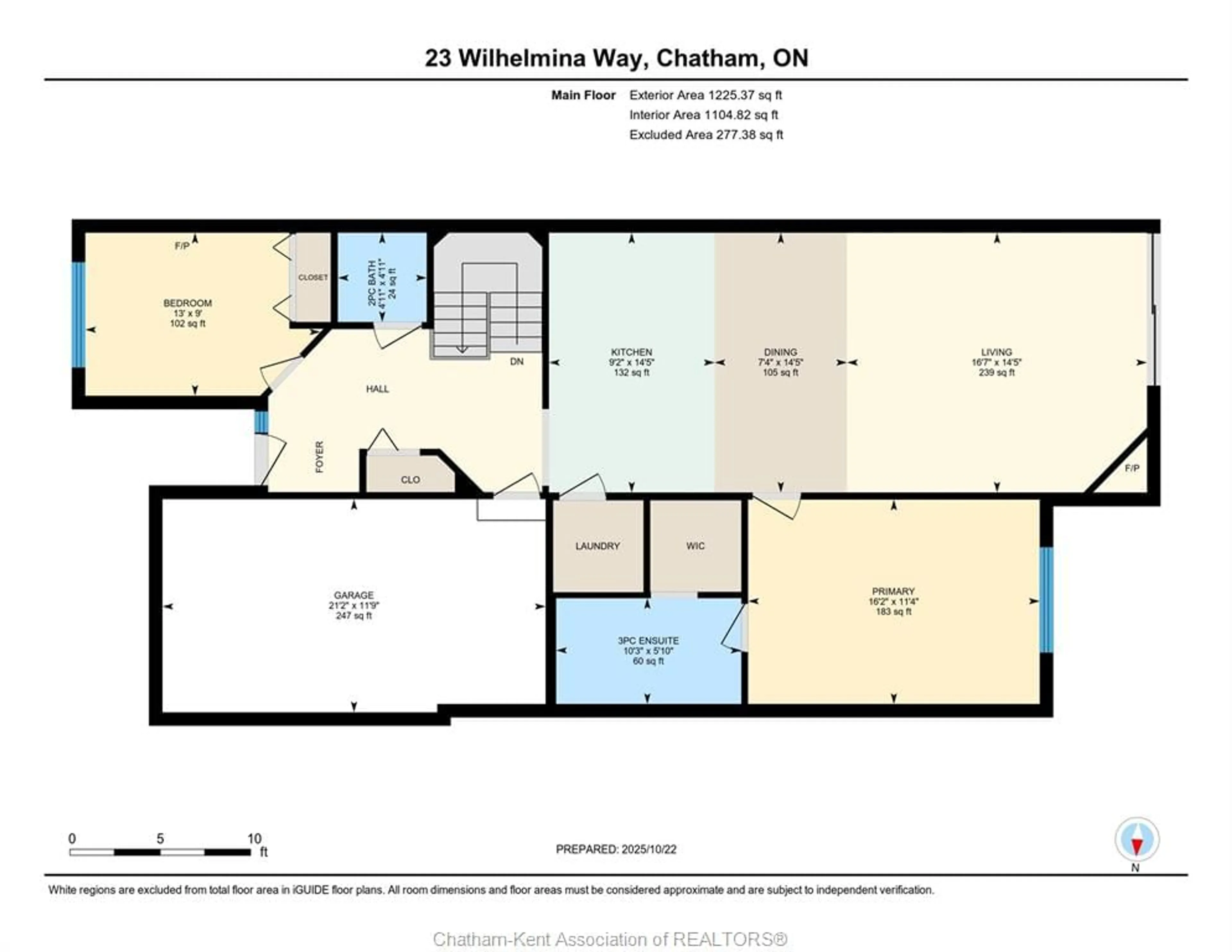 Floor plan for 23 Wilhelmina Way, Chatham Ontario N7M 6M3