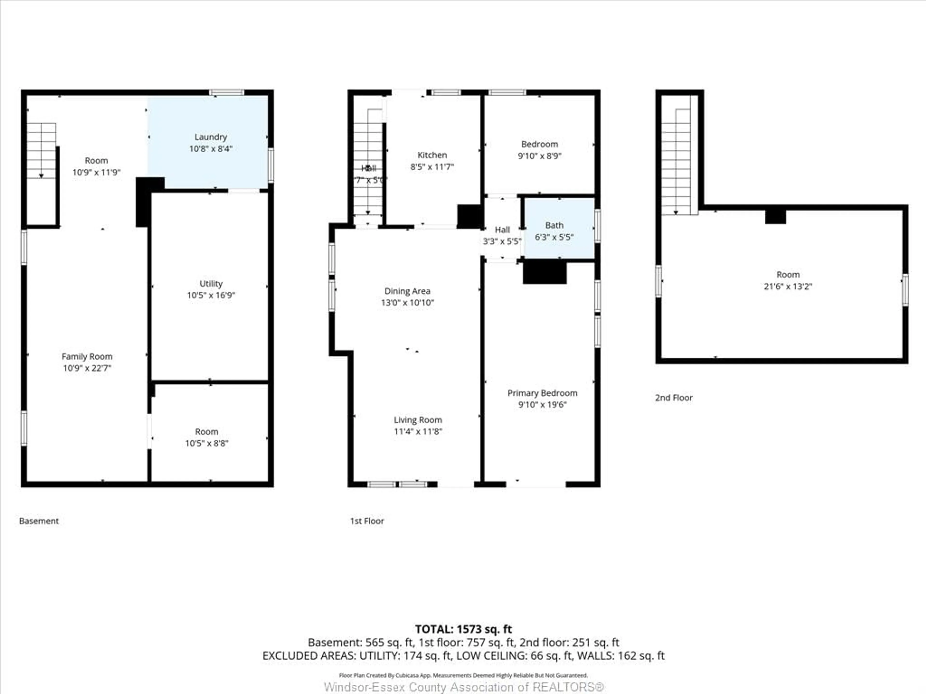 Floor plan for 1448 Dufferin Pl, Windsor Ontario N8X 3K4
