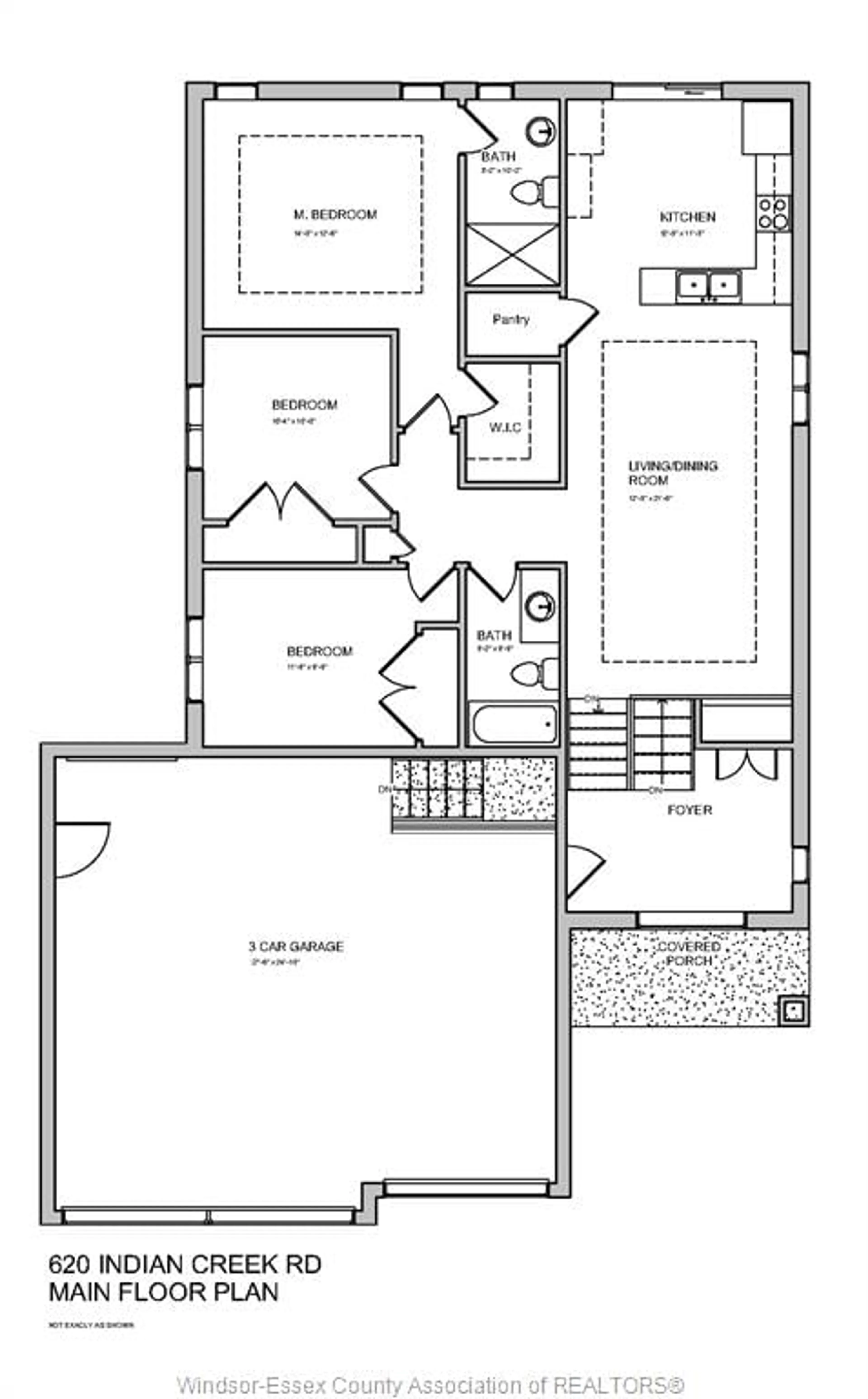 Floor plan for 620 INDIAN CREEK, Chatham Ontario N7M 0T4