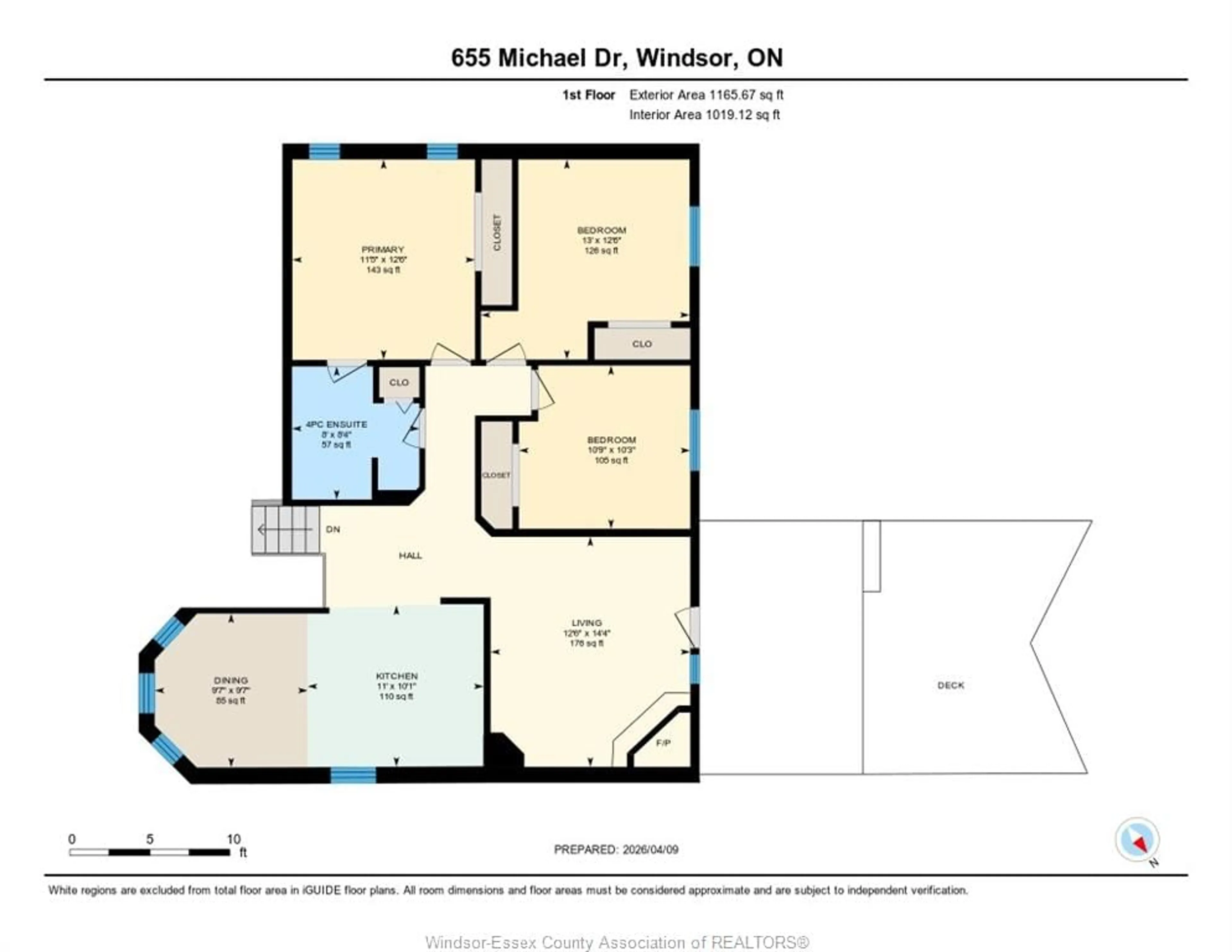 Floor plan for 655 Michael Dr, Tecumseh Ontario N8N 4N2