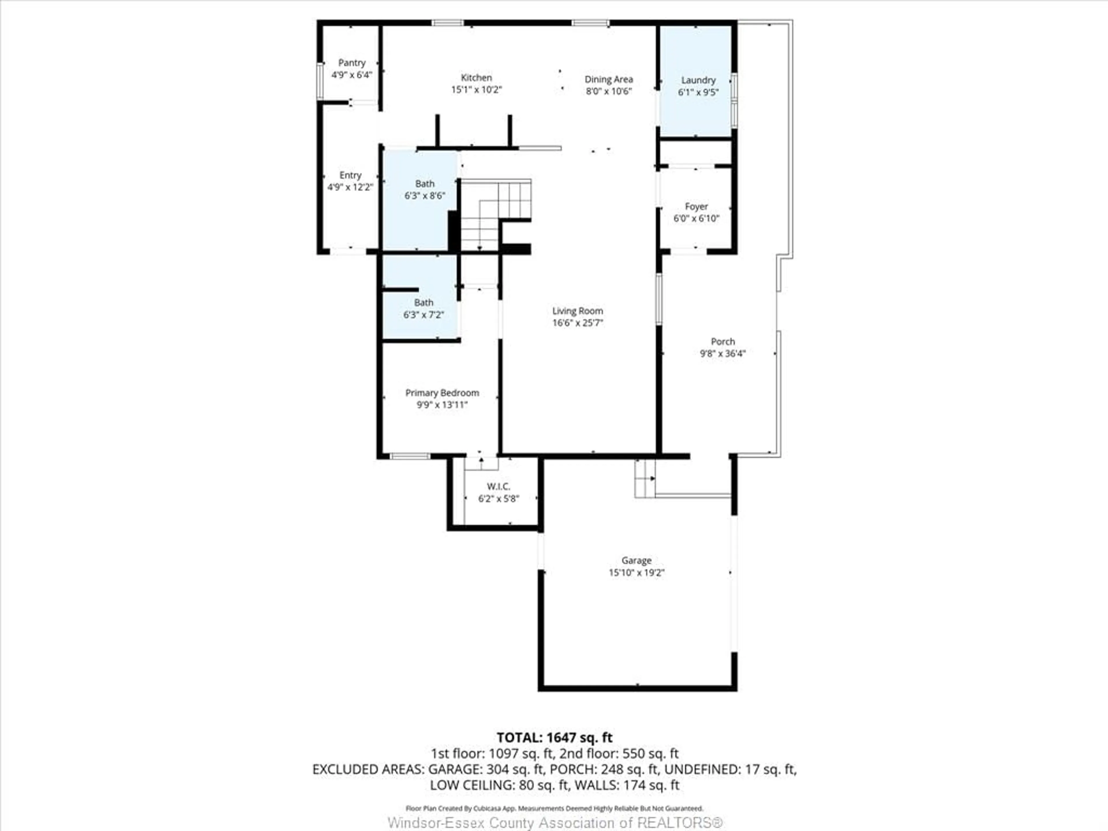Floor plan for 97 STATION St, Essex Ontario N8M 2S6