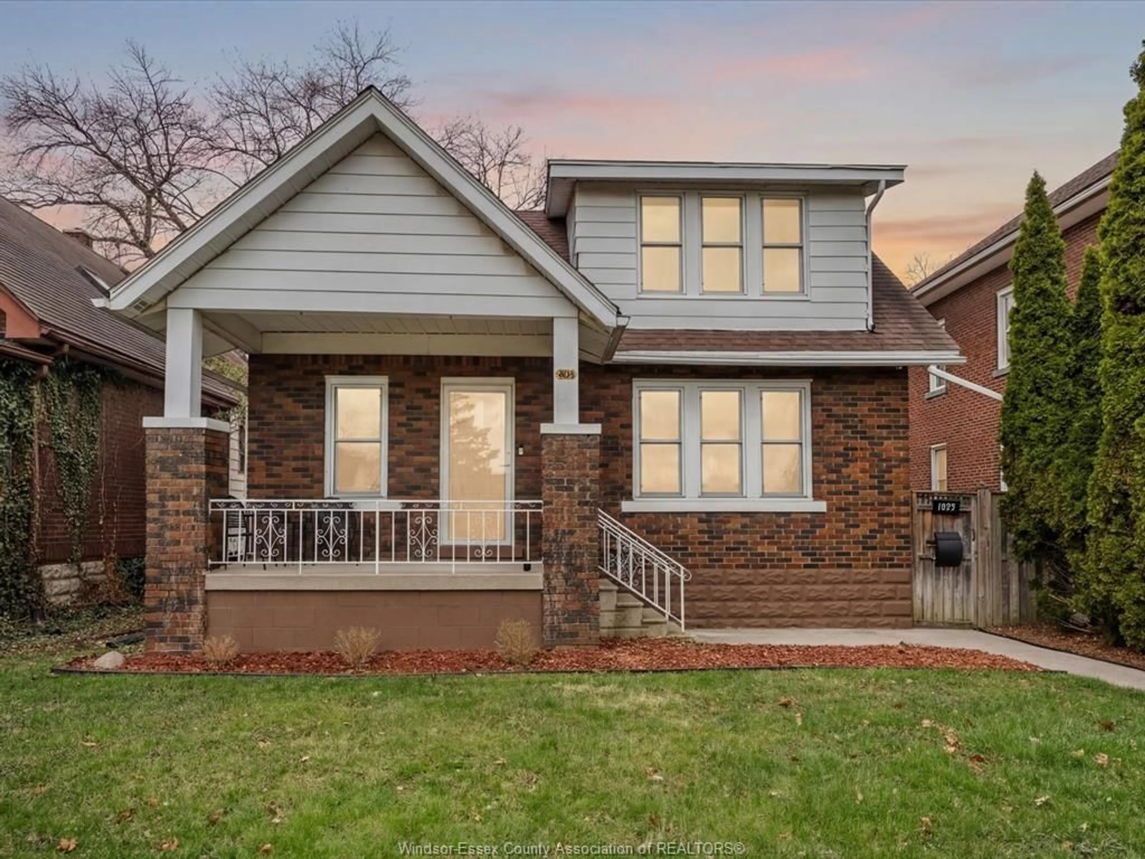 Home with brick exterior material, street for 1609 PILLETTE Rd, Windsor Ontario N8Y 3C4