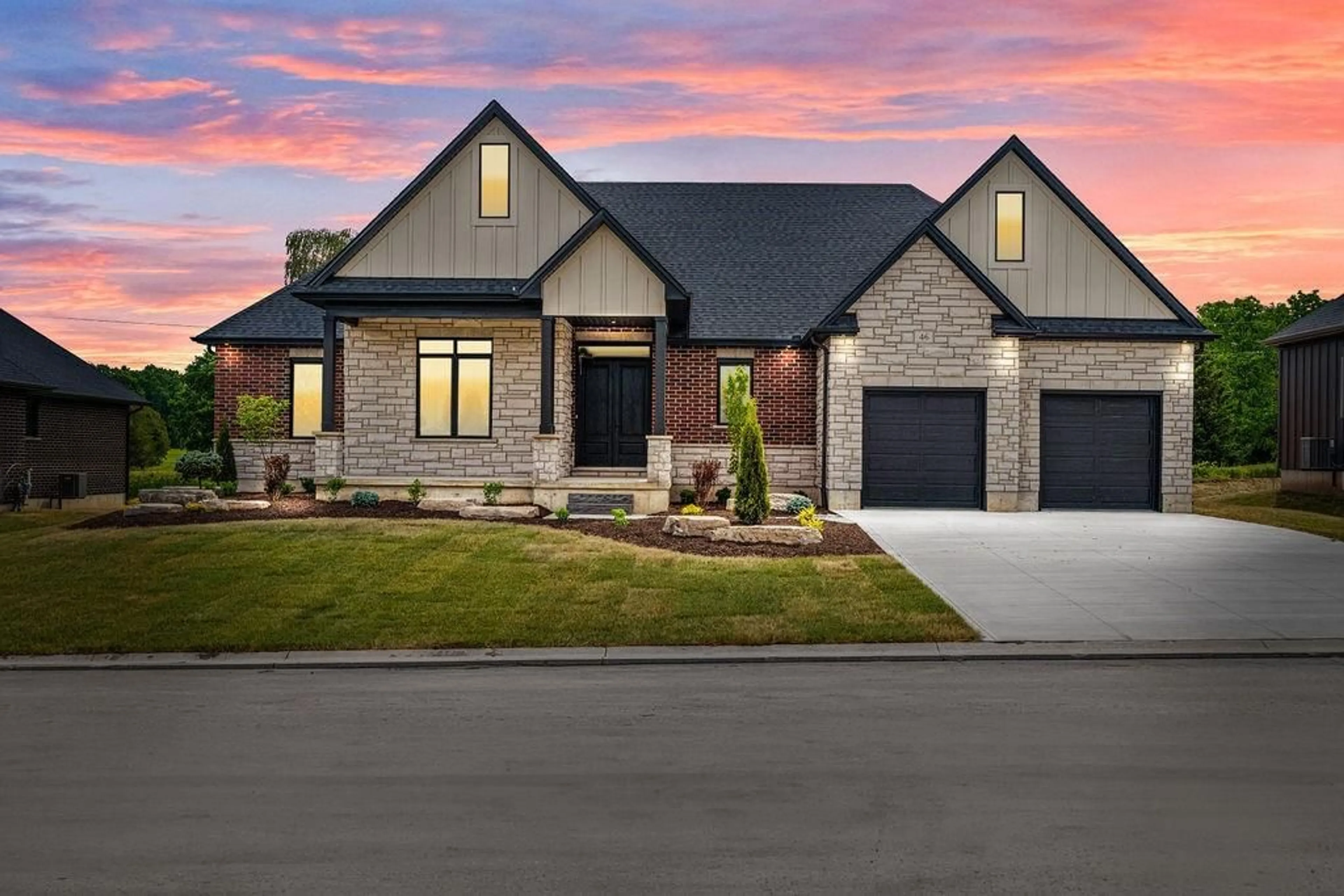 Home with brick exterior material, street for 28 ALEXANDER Gate, Lambton Shores Ontario N0M 1B0