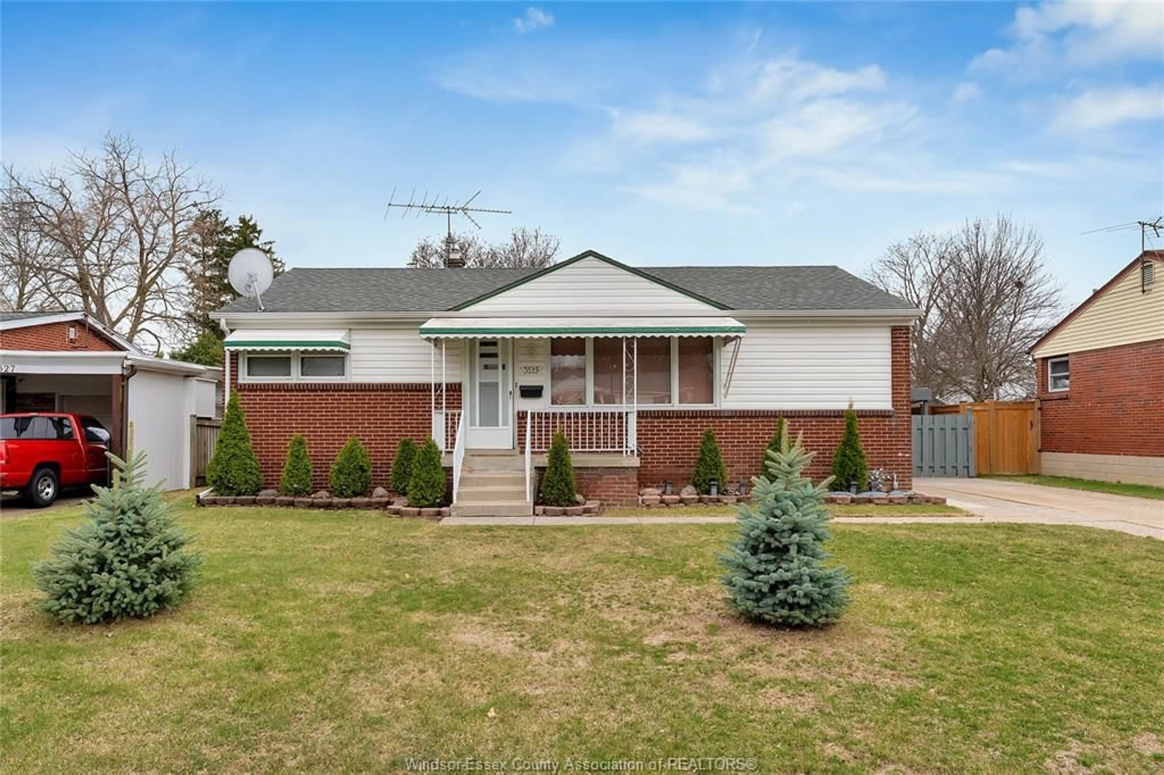 Home with brick exterior material, street for 3519 ROCKWELL Blvd, Windsor Ontario N9E 2B1