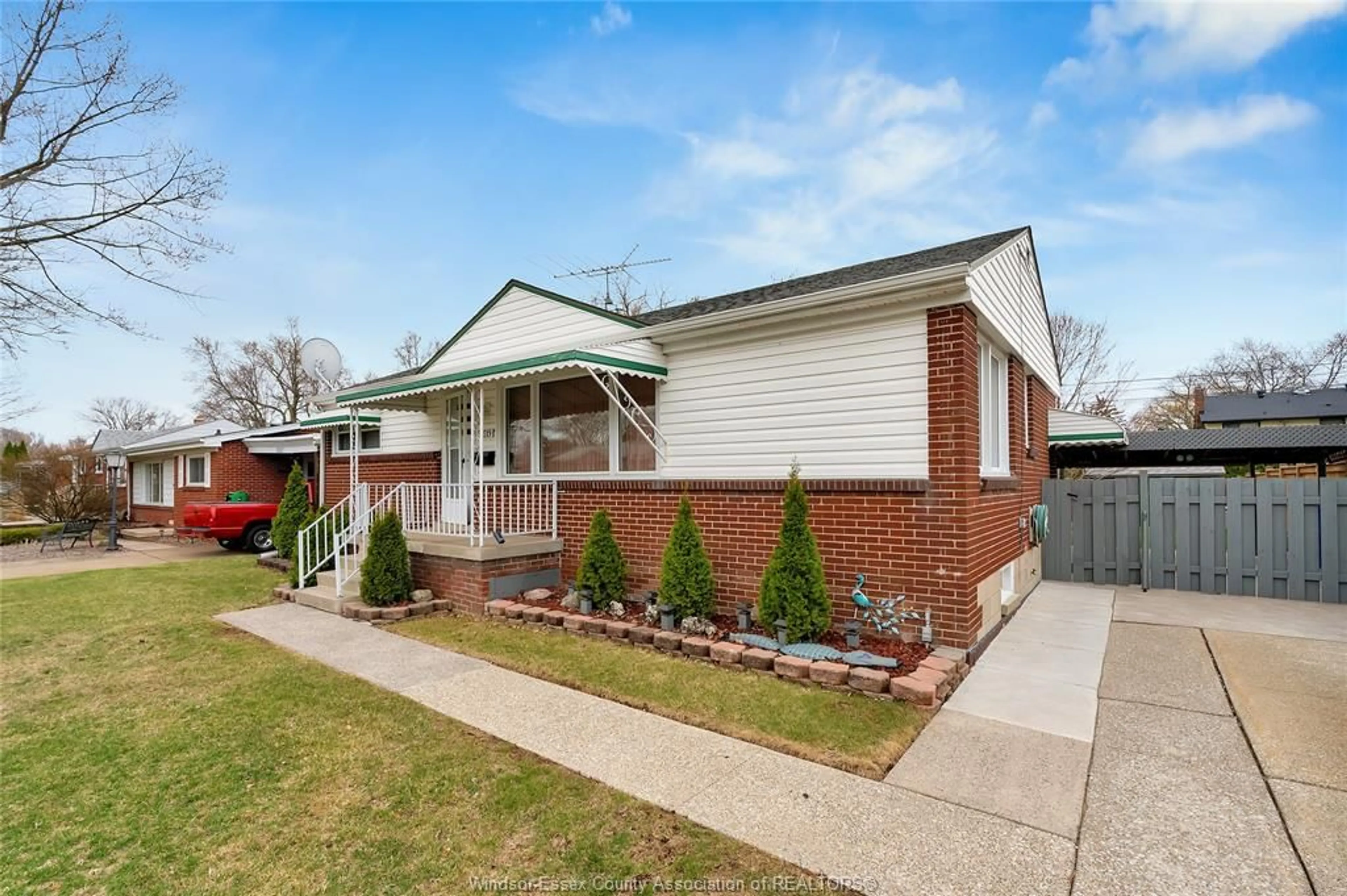 Home with brick exterior material, street for 3519 ROCKWELL Blvd, Windsor Ontario N9E 2B1