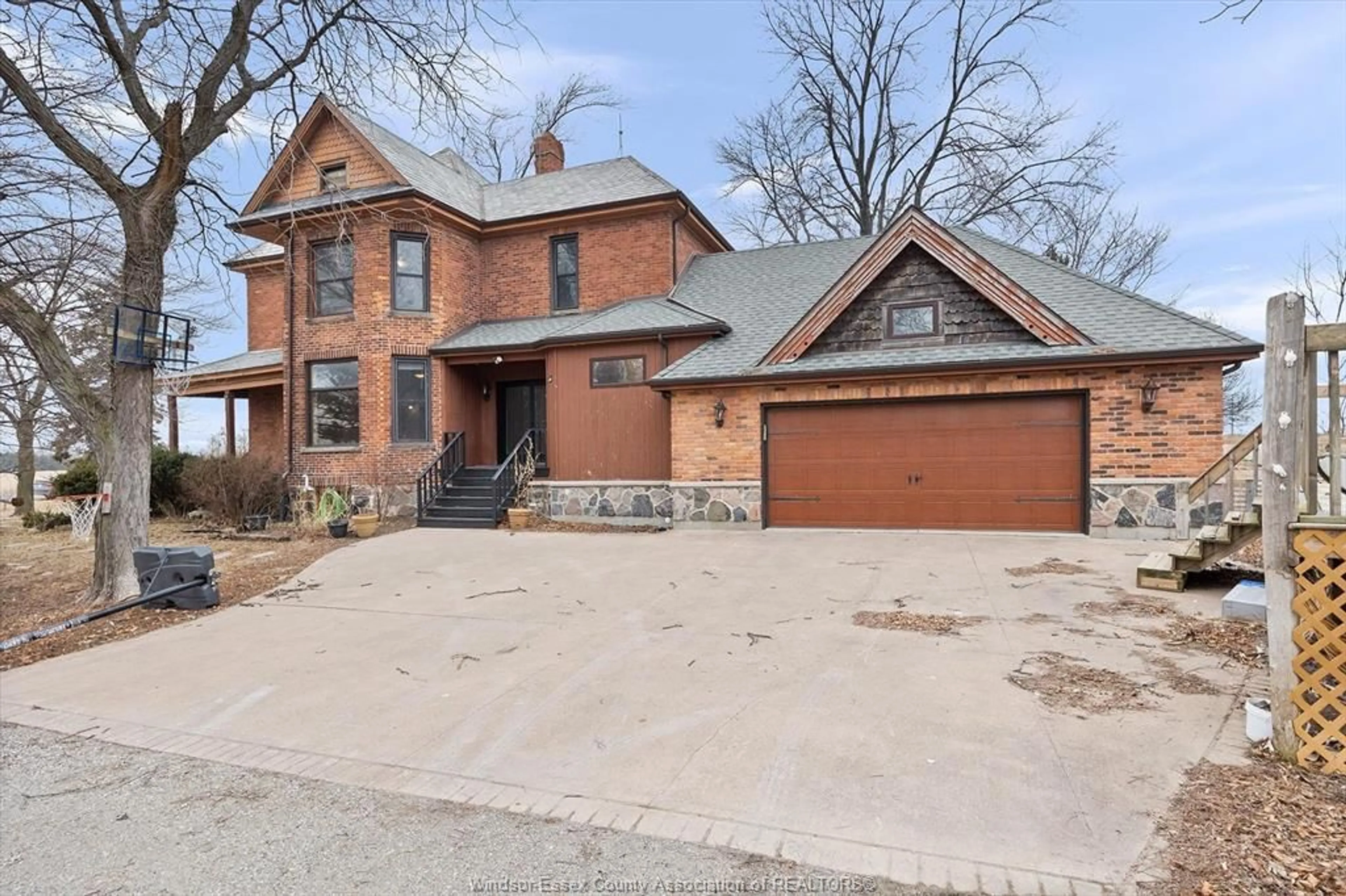 Home with brick exterior material, street for 2200 Gracey Sideroad, Lakeshore Ontario N0P 2L0