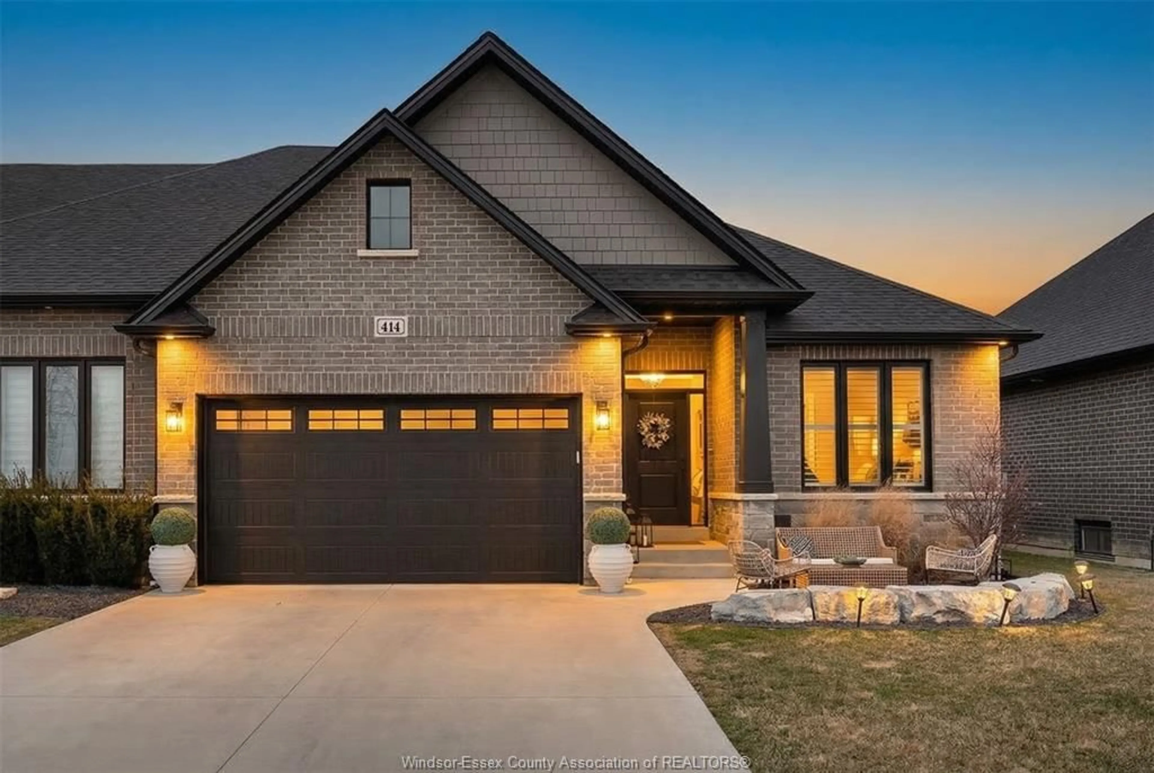 Home with brick exterior material, street for 414 CASERTA, Lakeshore Ontario N0R 1A0