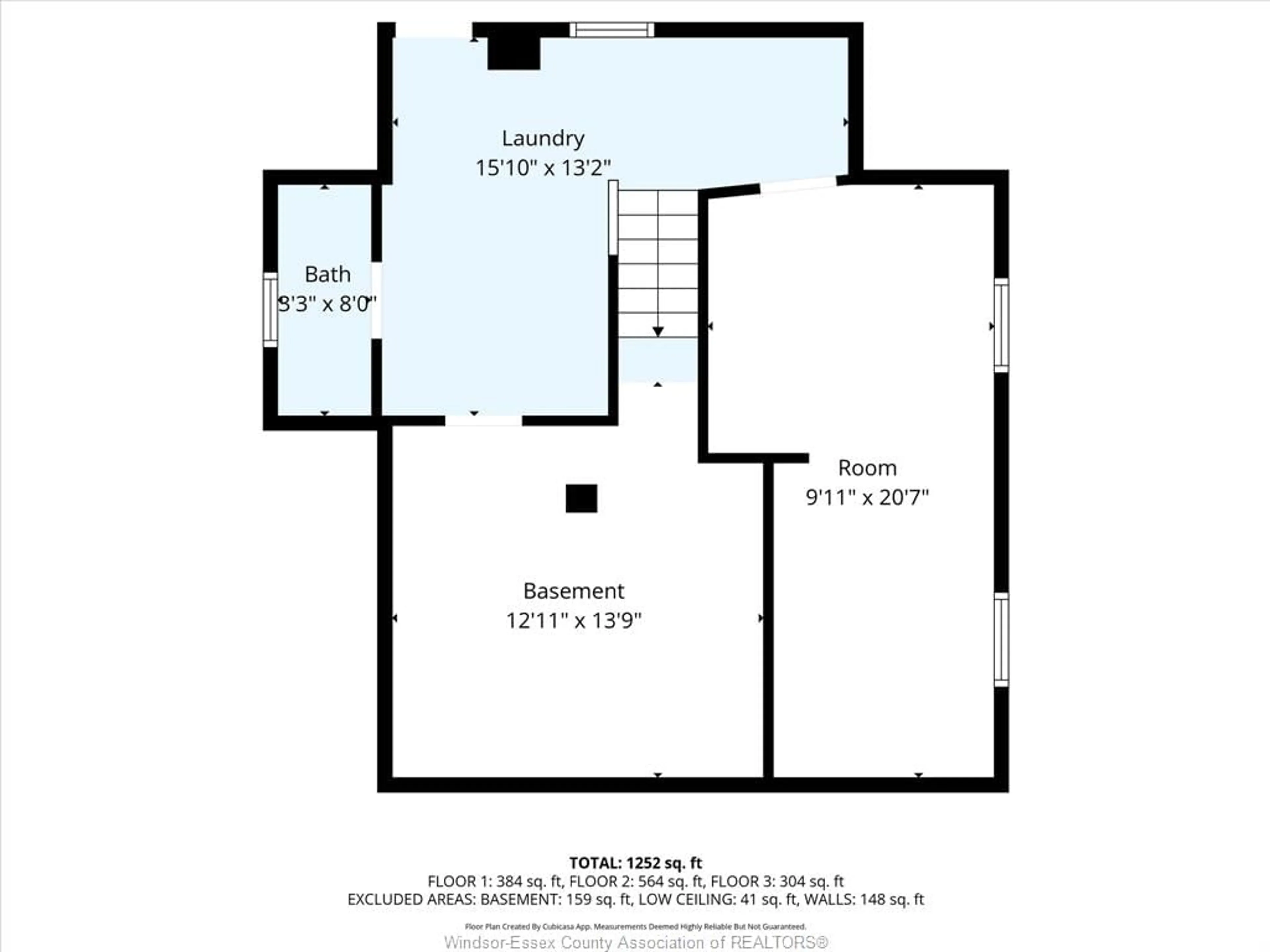 Floor plan for 3493 PETER St, Windsor Ontario N9C 1J4