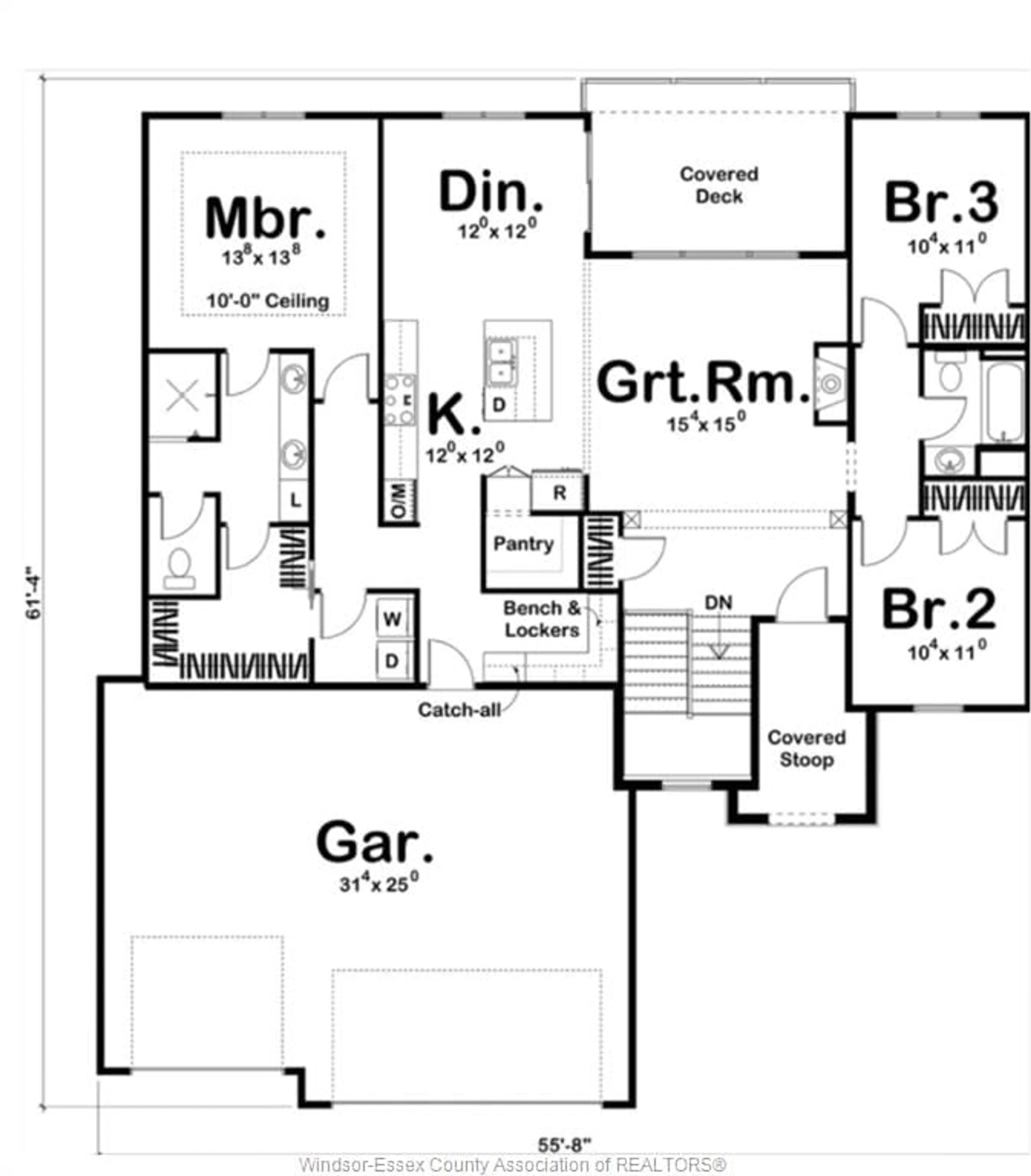Floor plan for 2 SUNNINGDALE, Leamington Ontario N8H 0C5