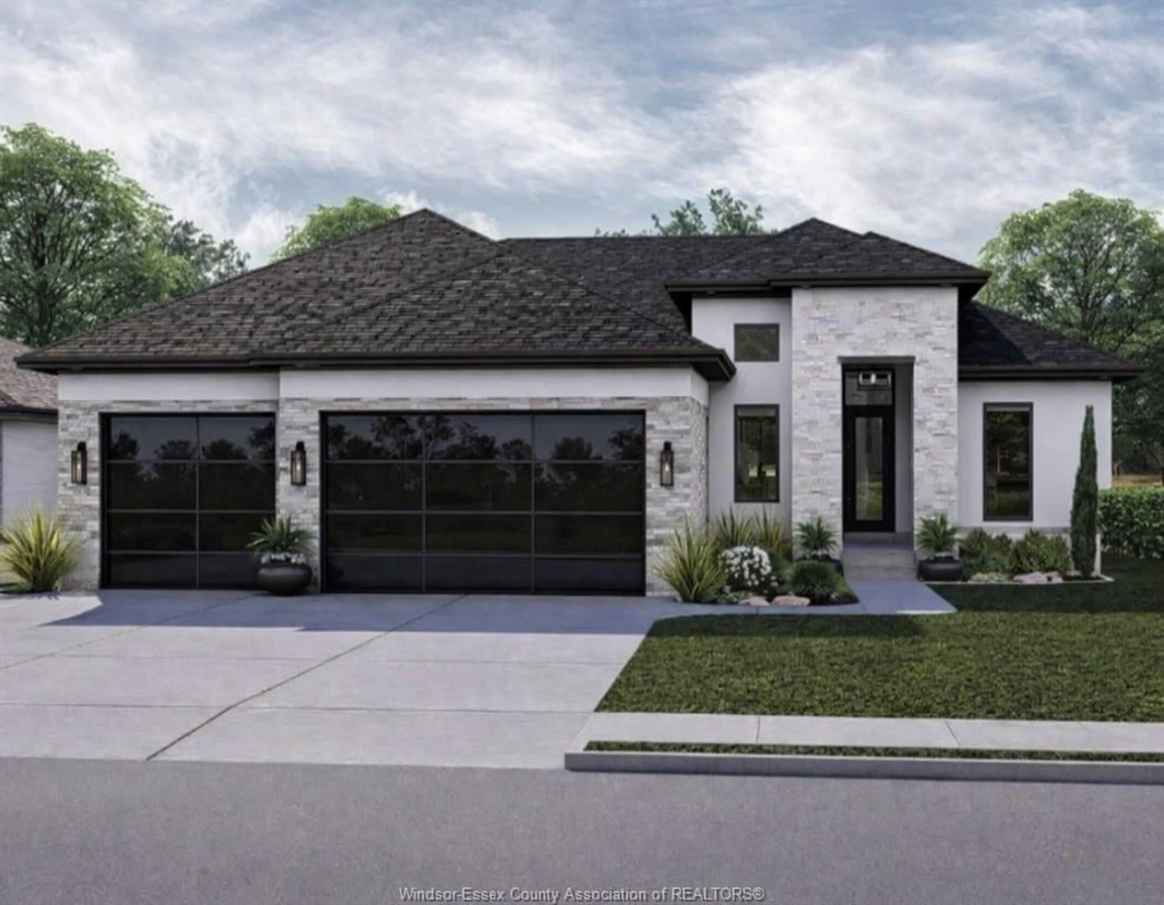 Home with brick exterior material, street for 4 SUNNINGDALE Dr, Leamington Ontario N8H 0C5