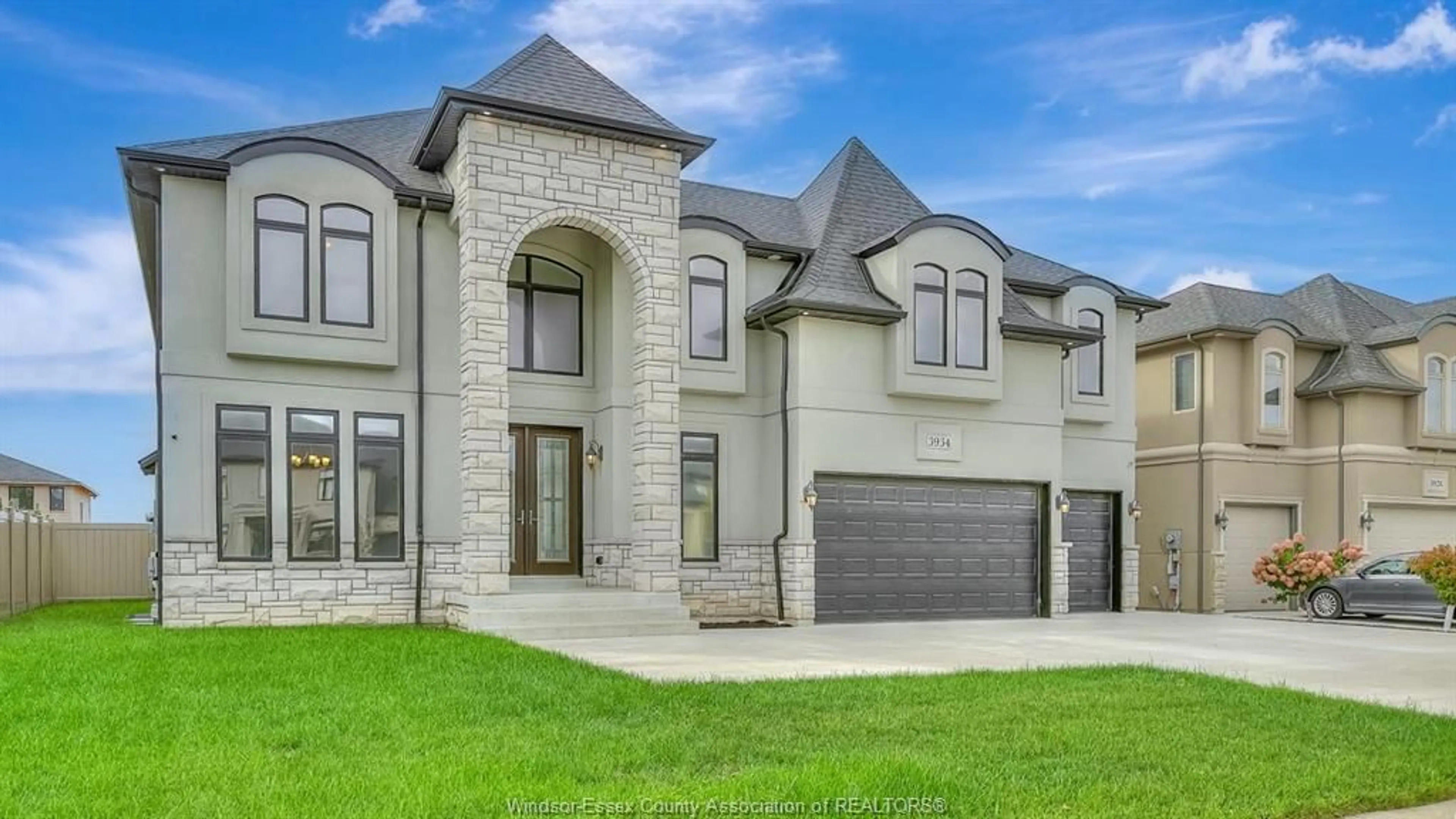 Home with brick exterior material, street for 3934 LASALLE WOODS Blvd, LaSalle Ontario N9H 0G6