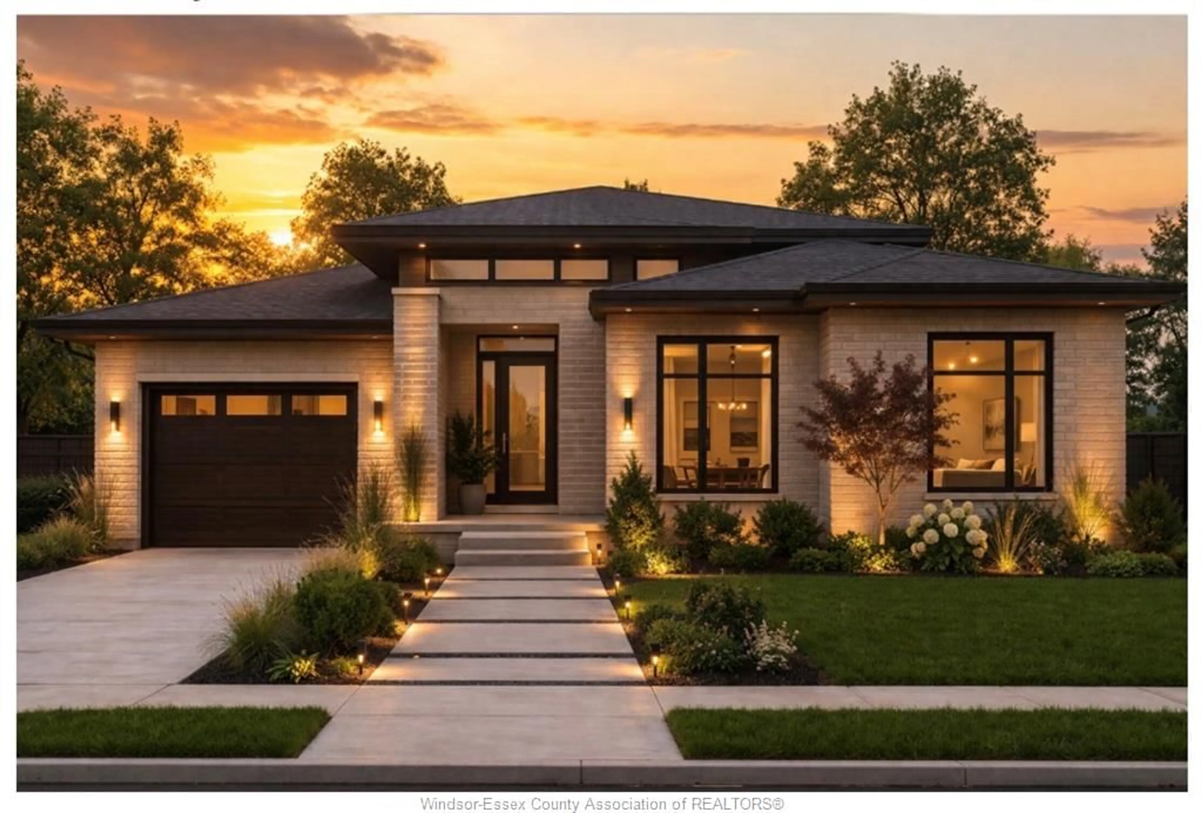 Home with brick exterior material, street for 8 SUNNINGDALE Dr, Leamington Ontario N8H 0C5