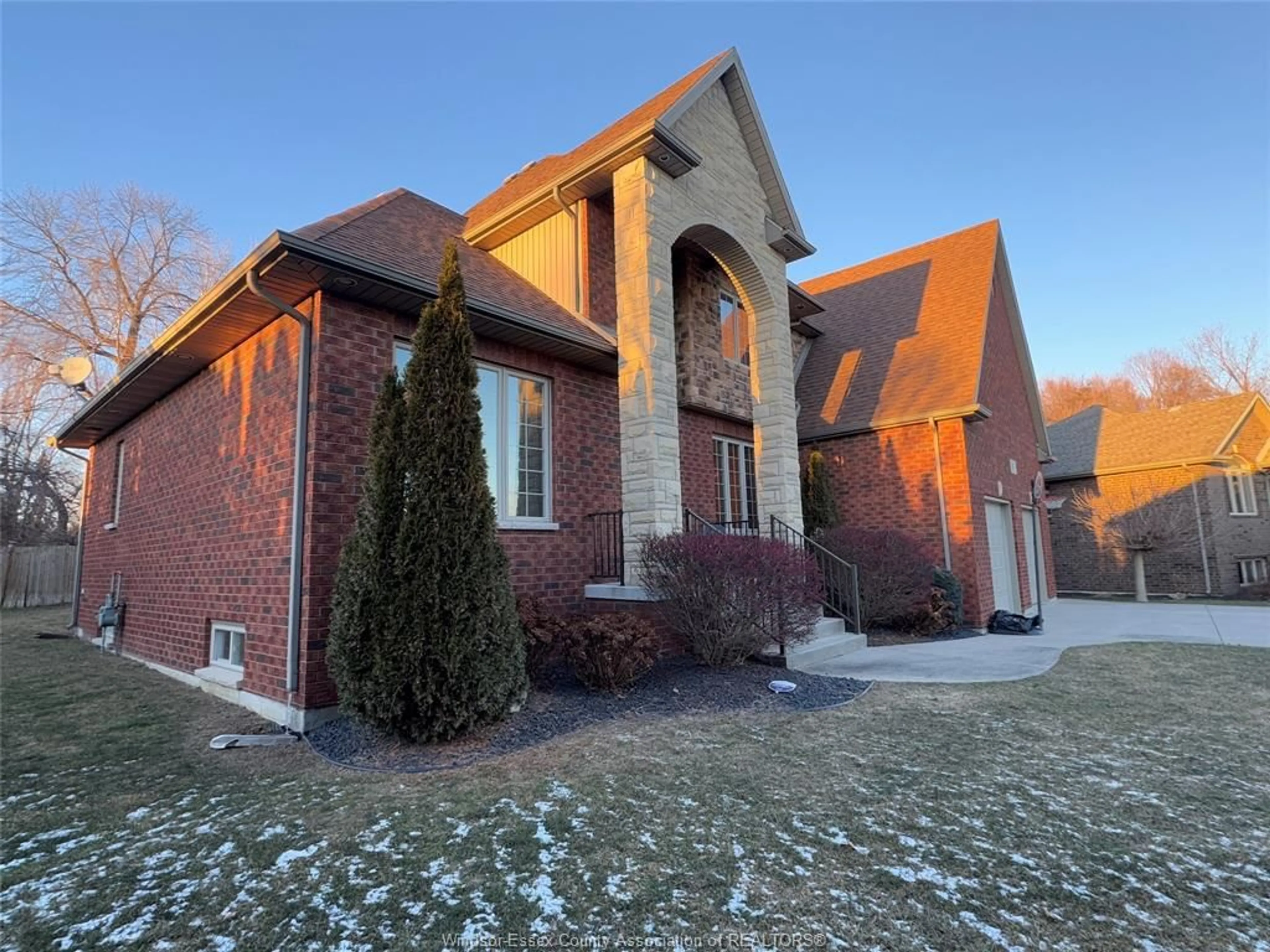 Home with brick exterior material, street for 67 THERESA Trail, Leamington Ontario N8H 5M8